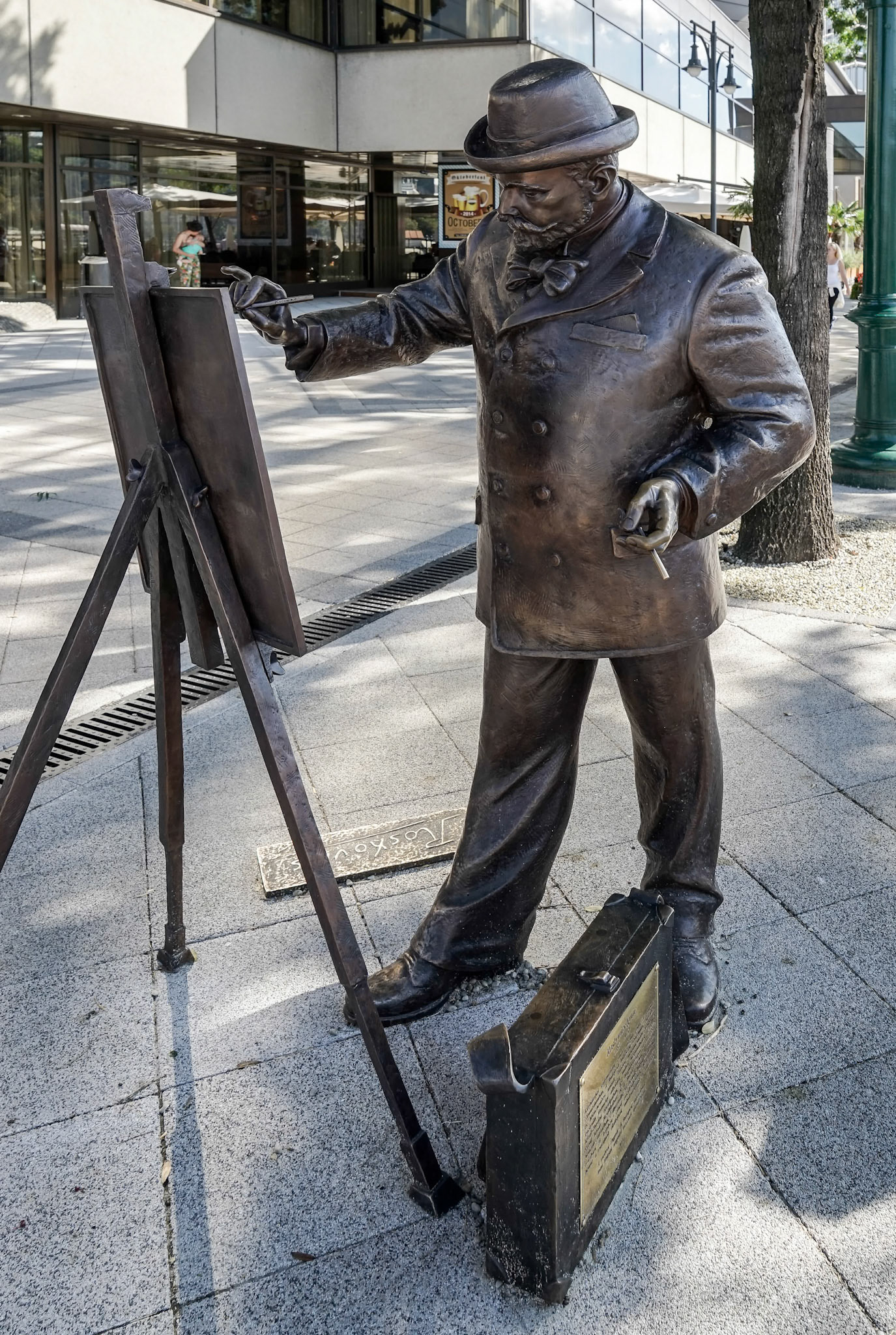 Bronze Statue of Roskovics Ignac in Budapest