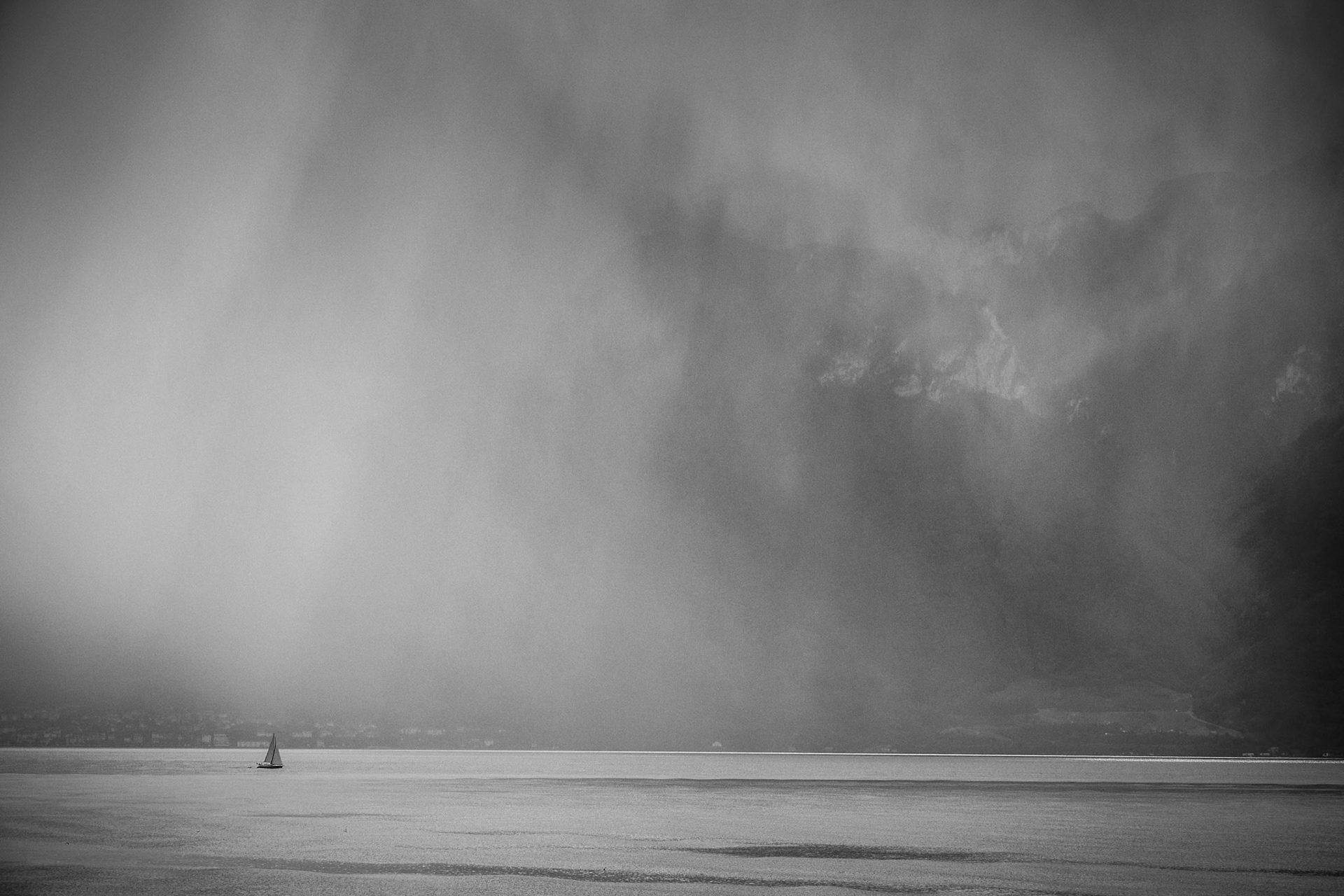 Storm Passing over Lake Geneva