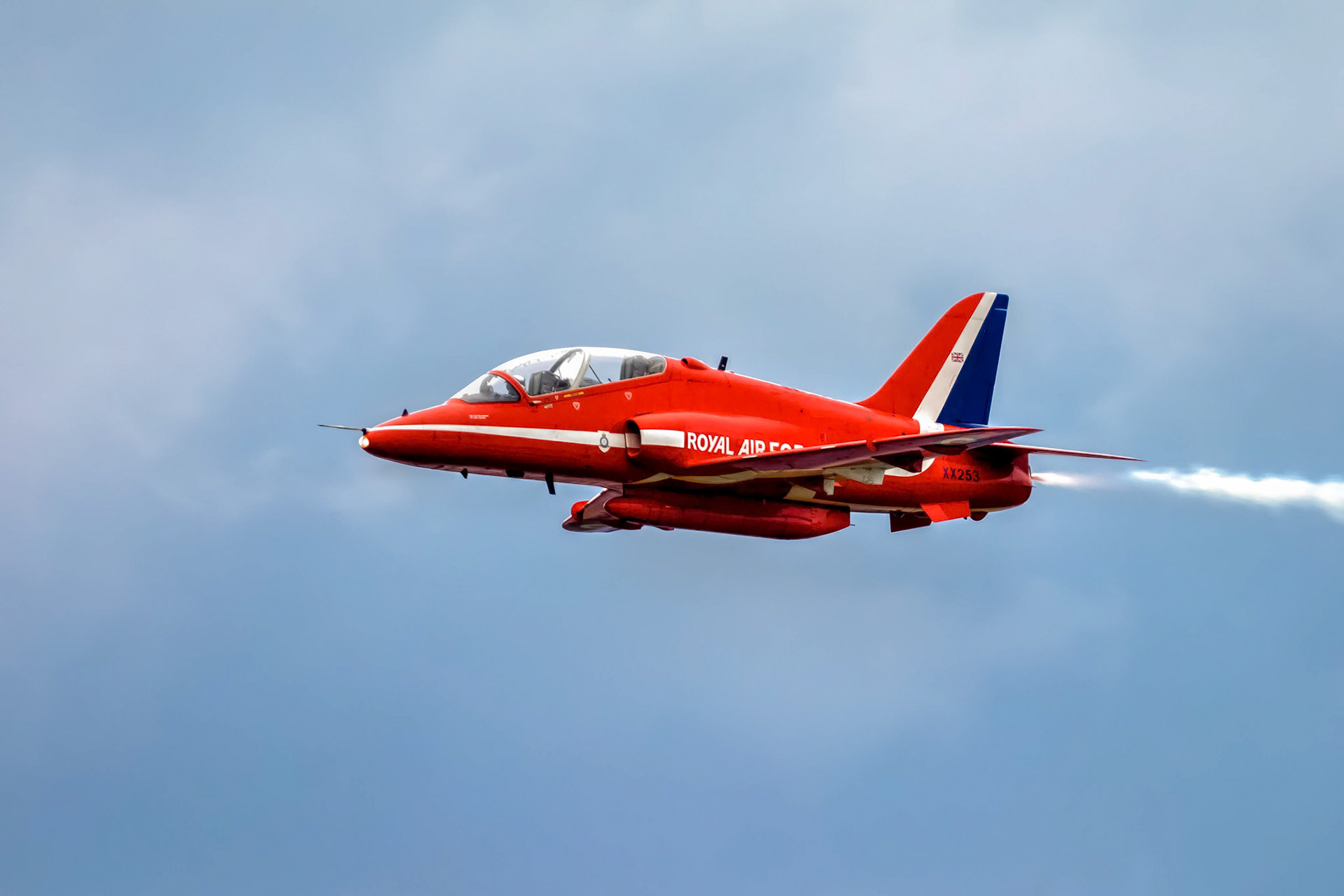 Red Arrow Aerial Display at Biggin Hill Airshow