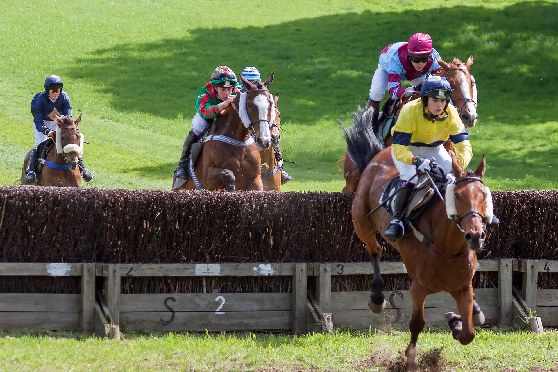GODSTONE, SURREY/UK - MAY 2 : Point to point racing at Godstone Surrey on May 2, 2009. Unidentified people