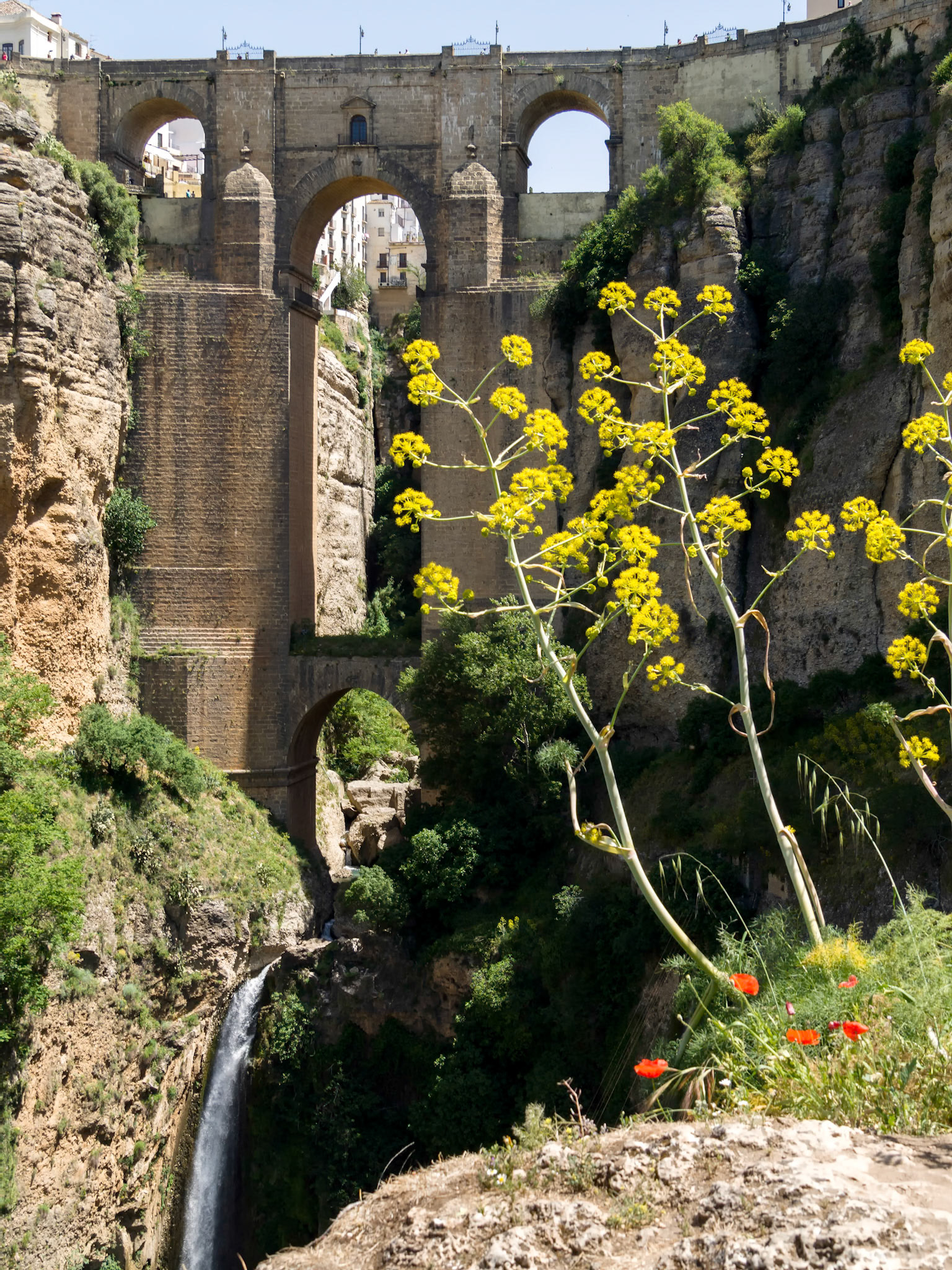 View of the New Bridge in Ronda