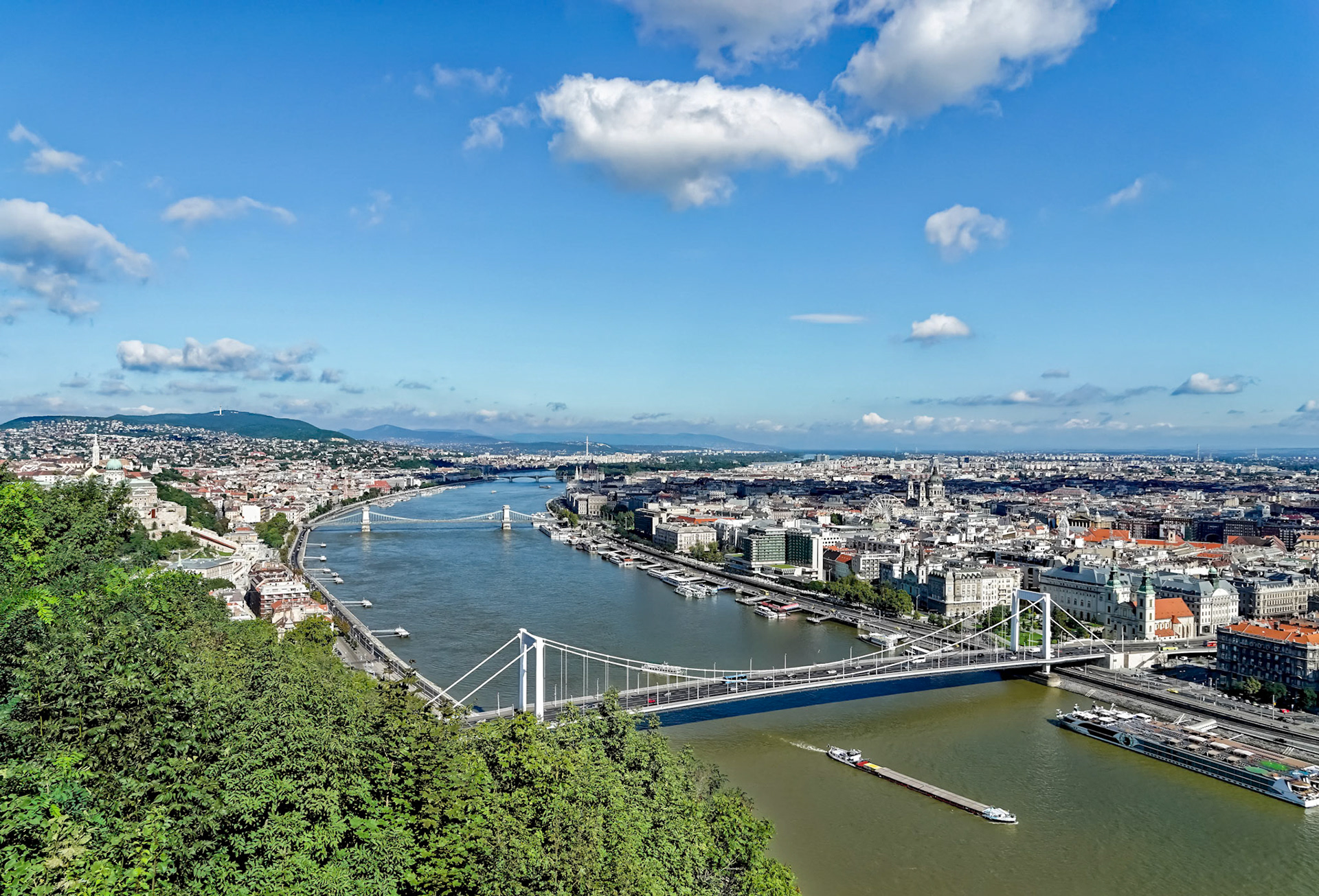 View of the River Danube in Budapest