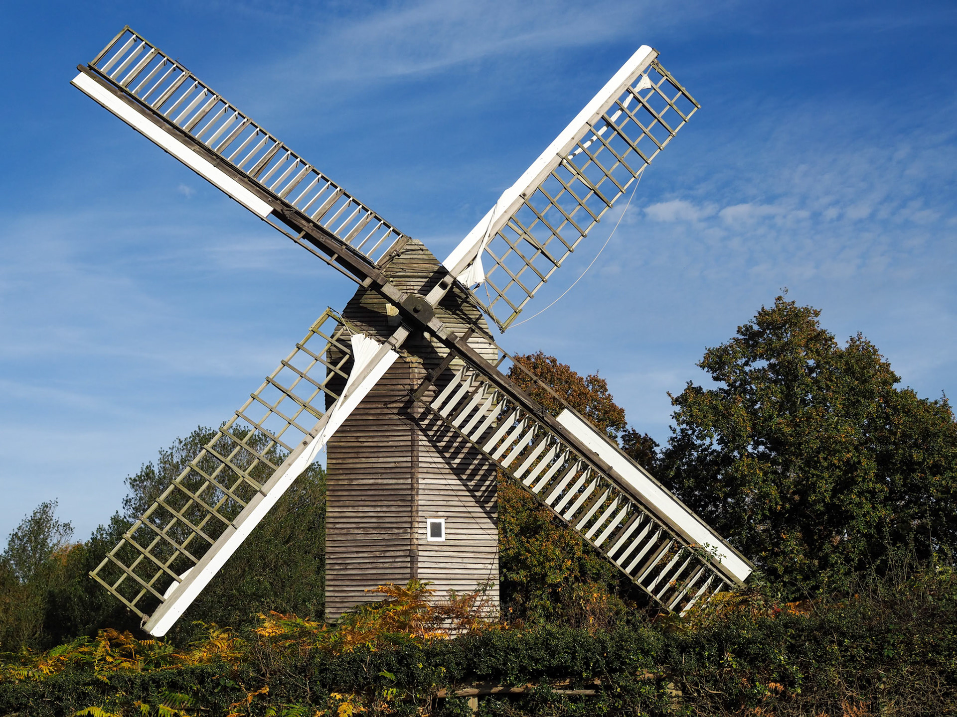 View of Nutley Windmill in the Ashdown Forest