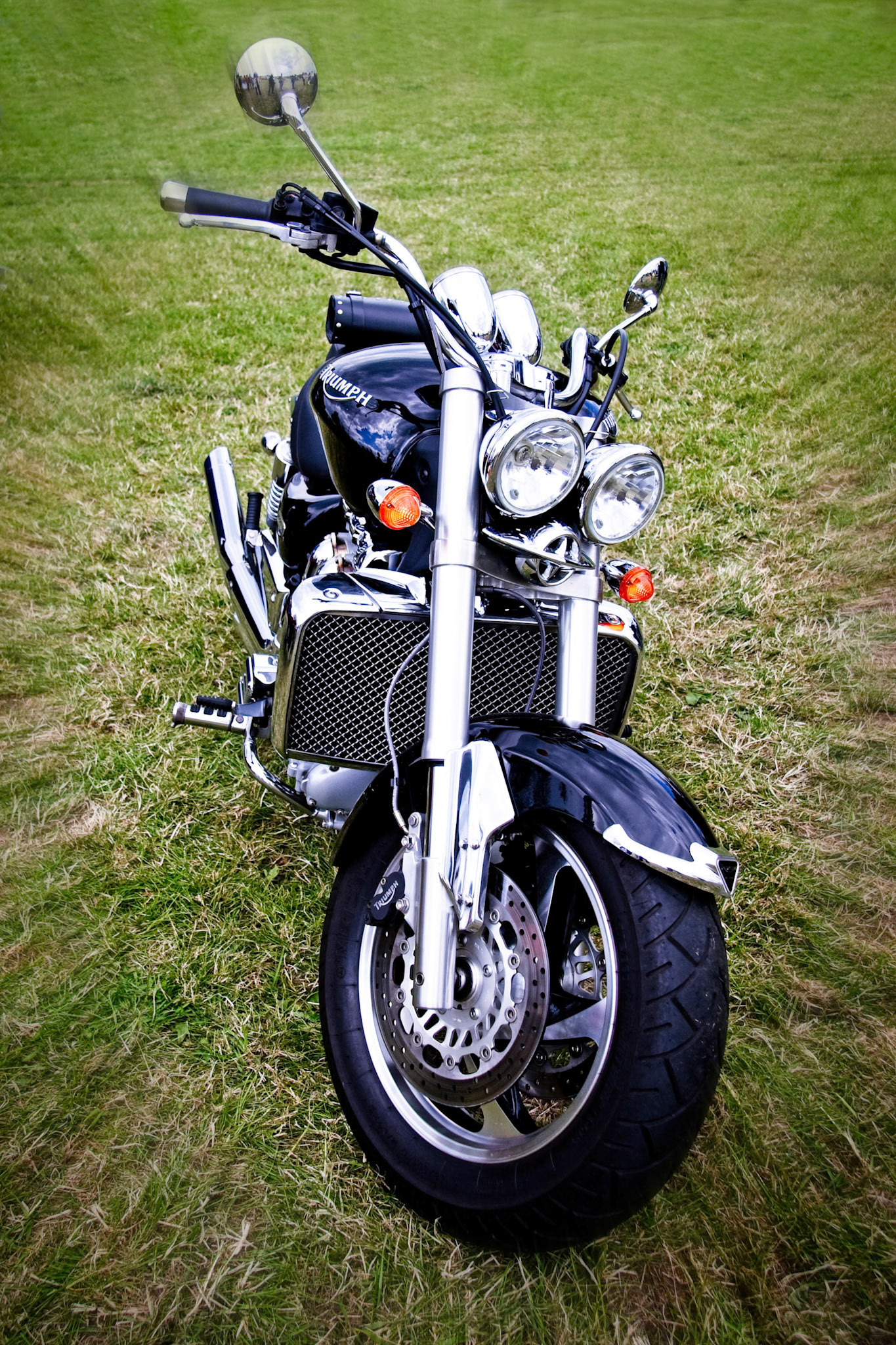Triumph Rocket III Motorbike on Display at the Hop Farm near Paddock Wood Kent