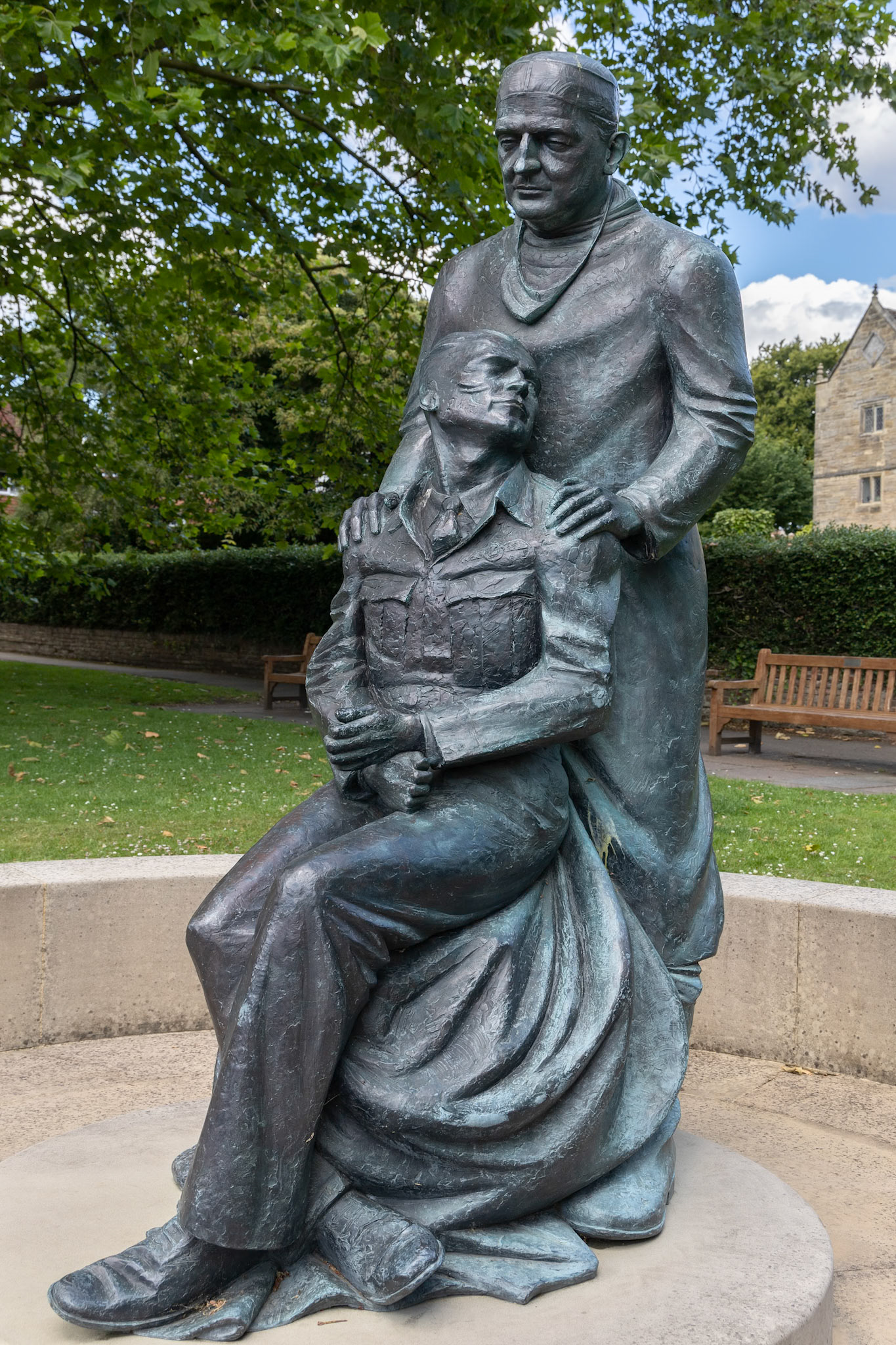 EAST GRINSTEAD,  WEST SUSSEX/UK - JULY 10 :  McIndoe Memorial in East Grinstead West Sussex on July 10, 2020