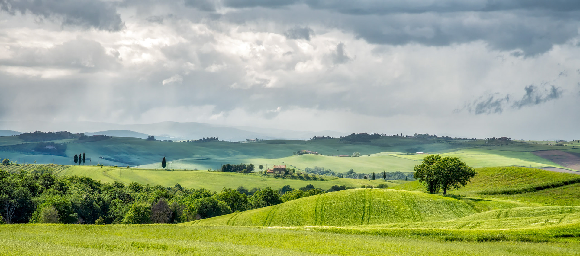 Farmland in Val d'Orcia Tuscany
