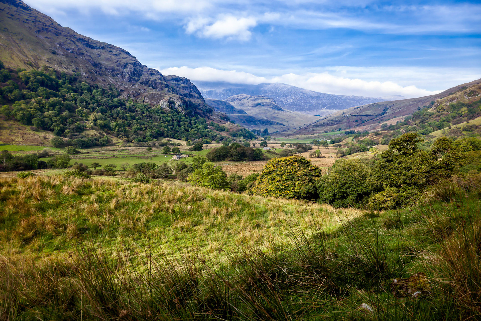 Valley in Snowdonia National Park