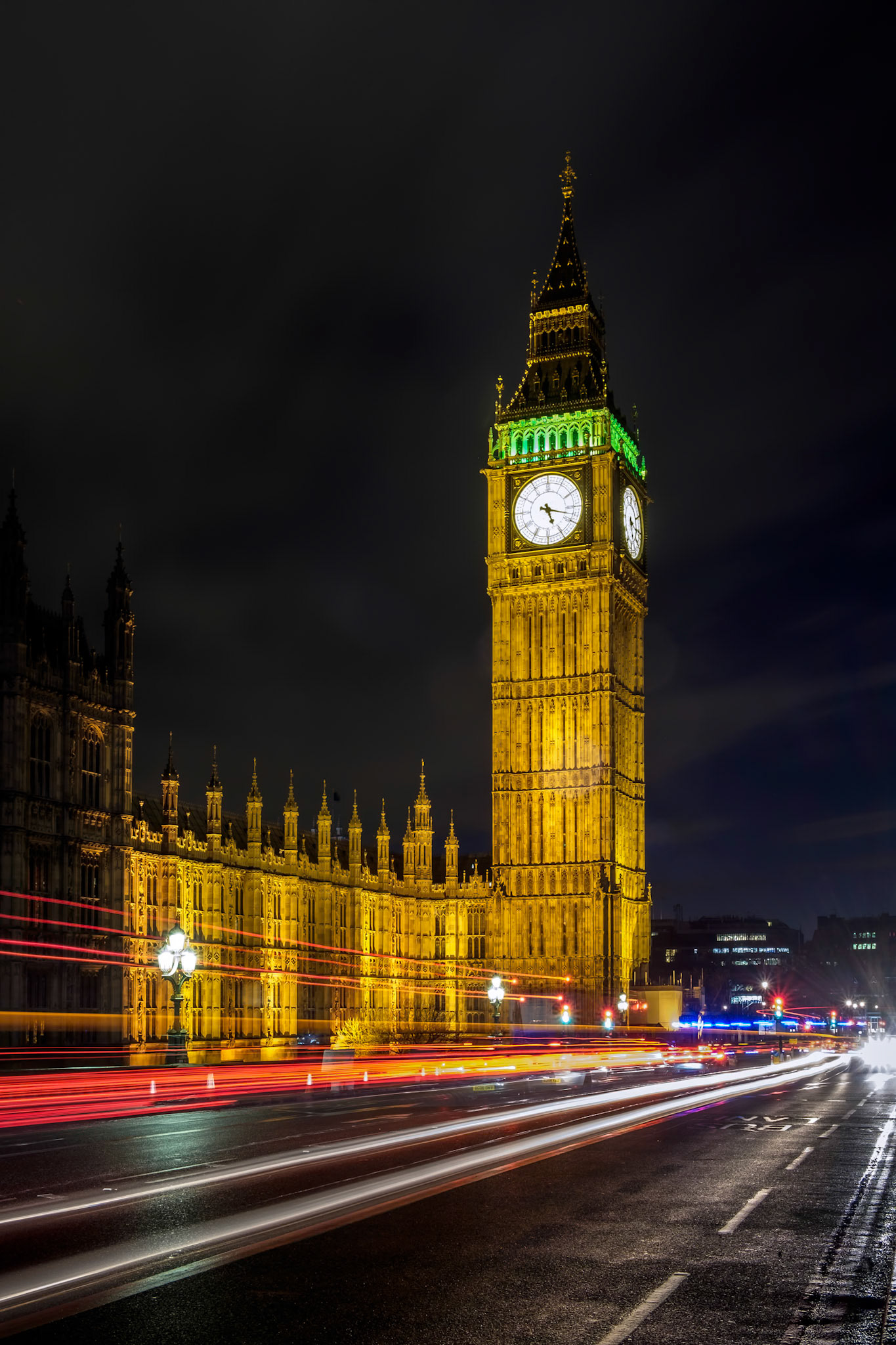 View of Big Ben at Nighttime