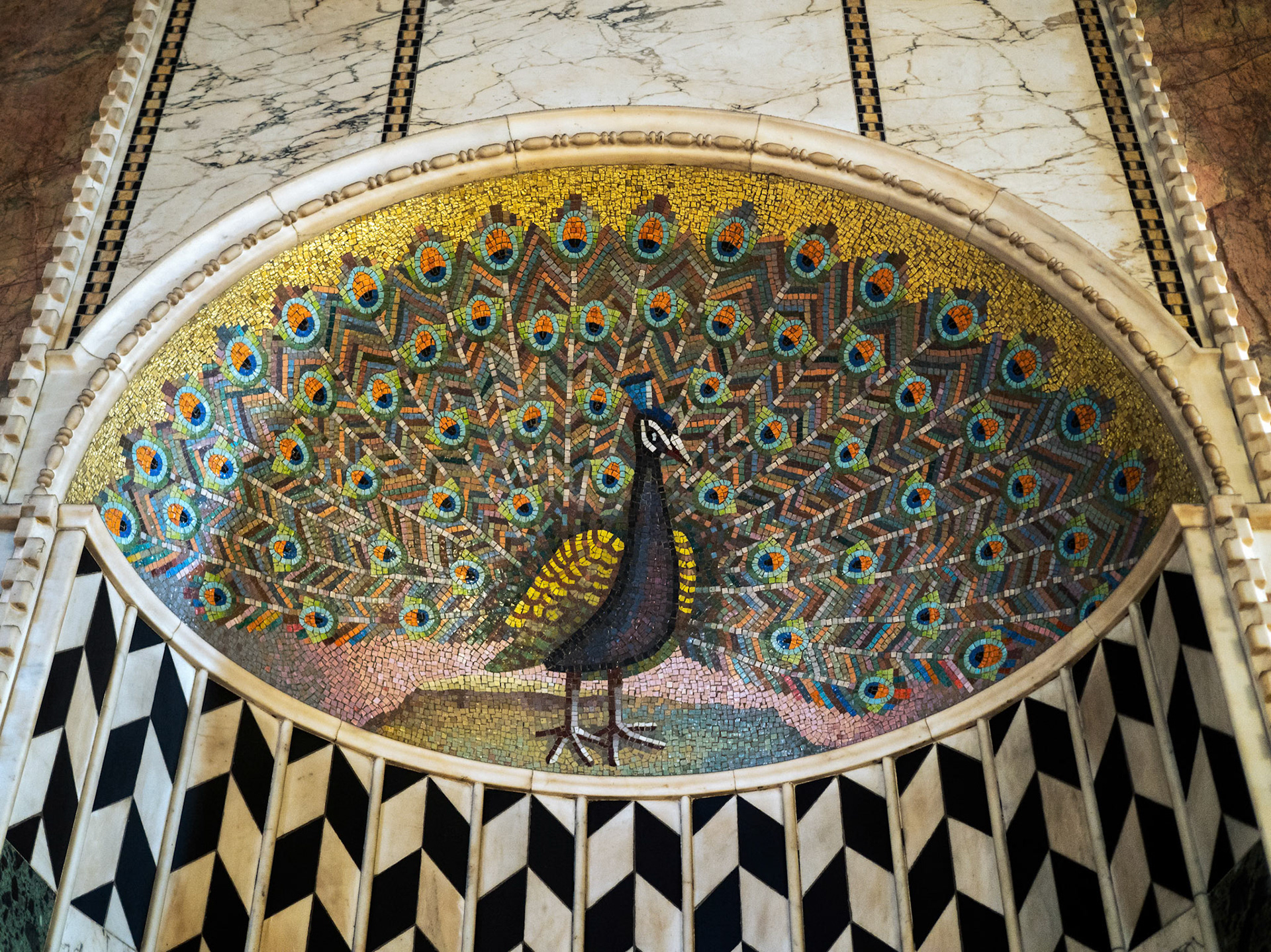 Artwork on the Wall of Westminster Cathedral