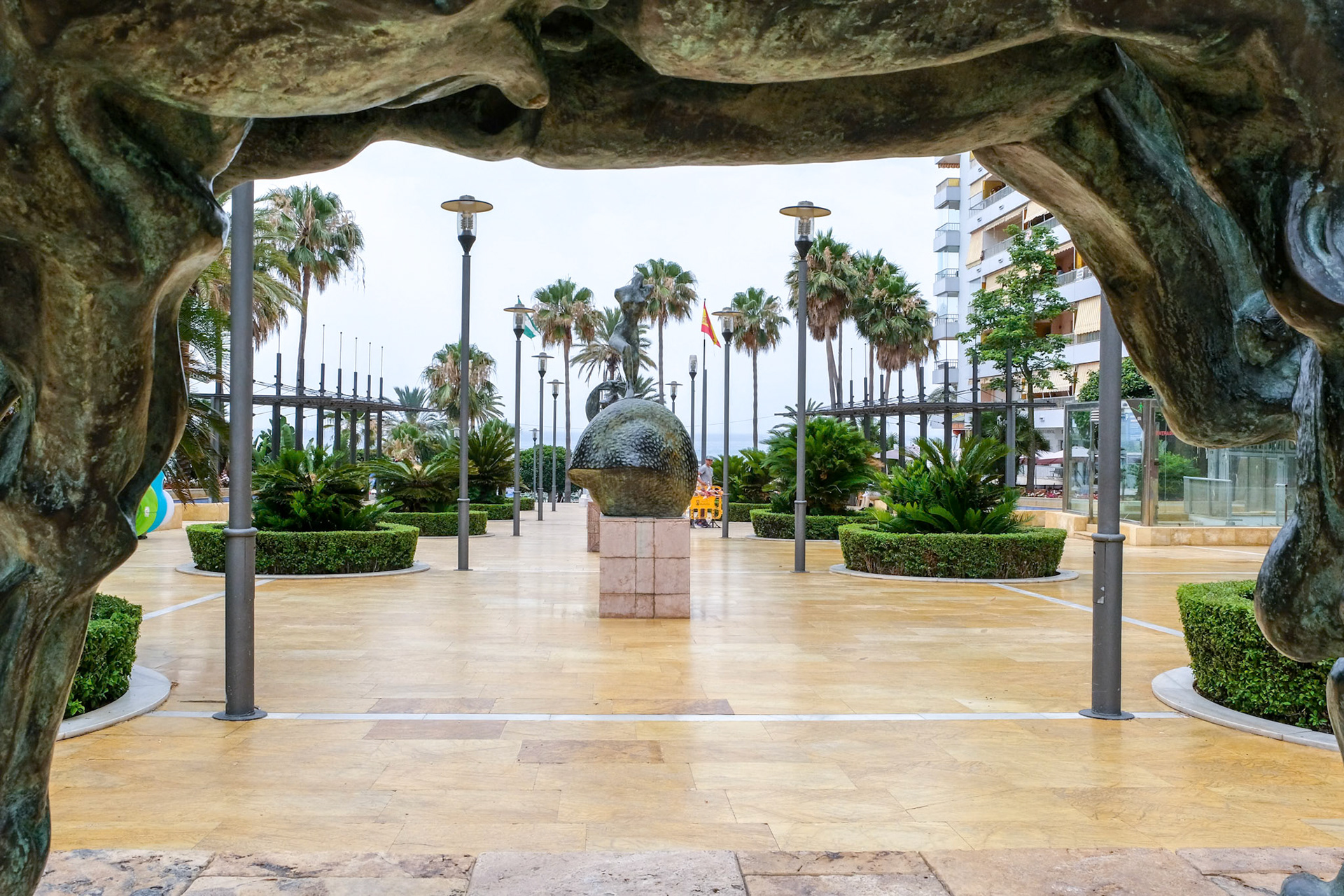 Statues by Salvador Dali in Marbella