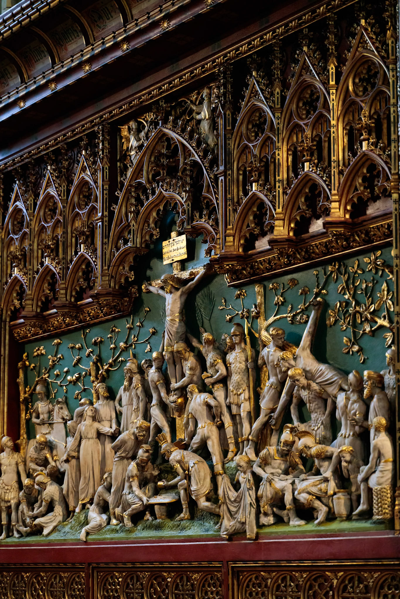 YORK, NORTH YORKSHIRE/UK - FEBRUARY 20 : Interior view of York Minster in York, North Yorkshire on February 20, 2020