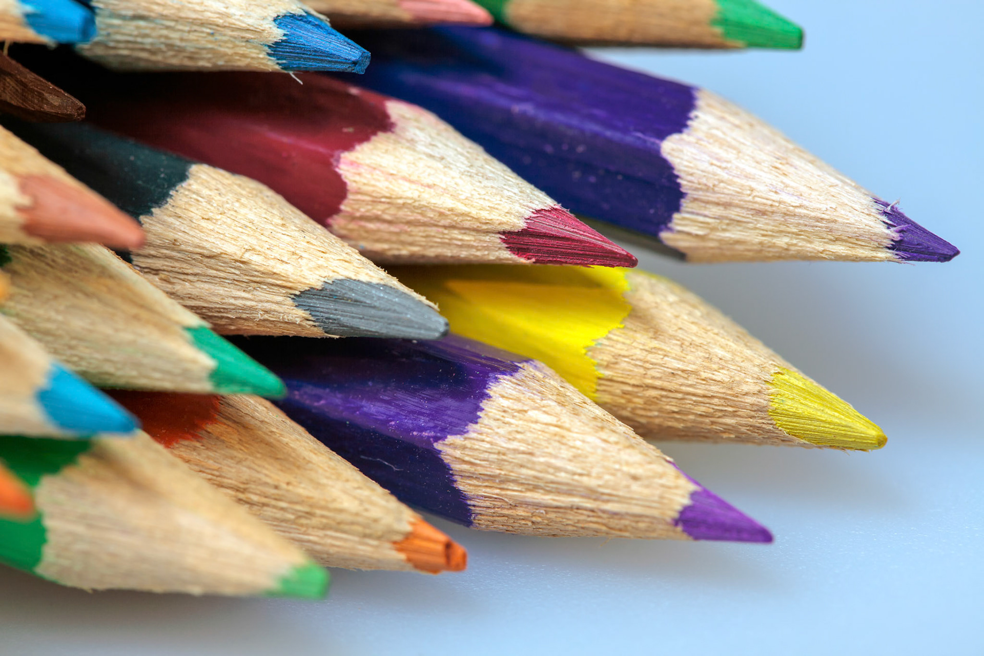 A Group of Coloured Pencils