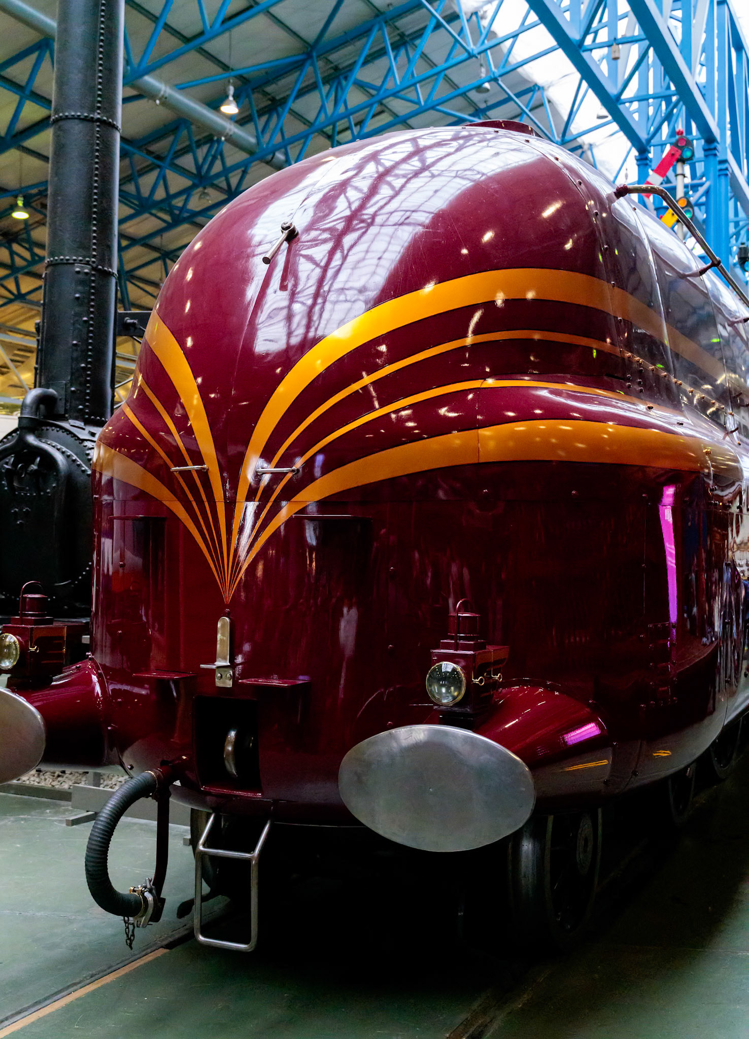 6229 Duchess of Hamilton, Steam Locomotive, at the National Railway Museum in York