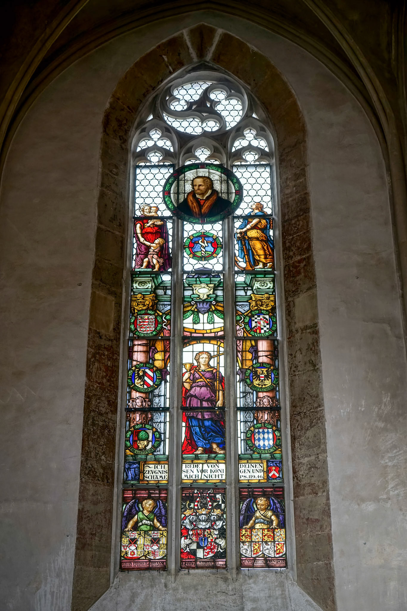 Interior View of St James Church in Rothenburg