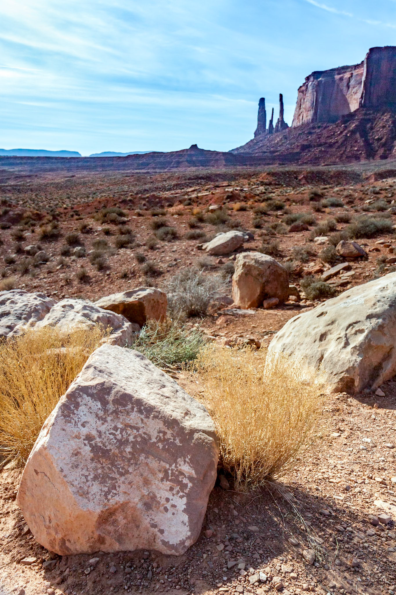Scenic View of Monument Valley Utah USA