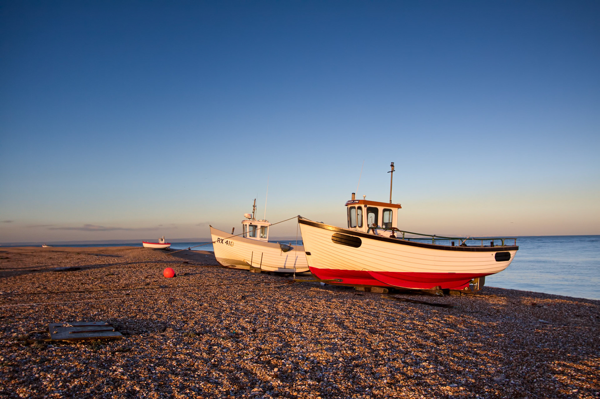 Fishing Boats on Dungeness Beach