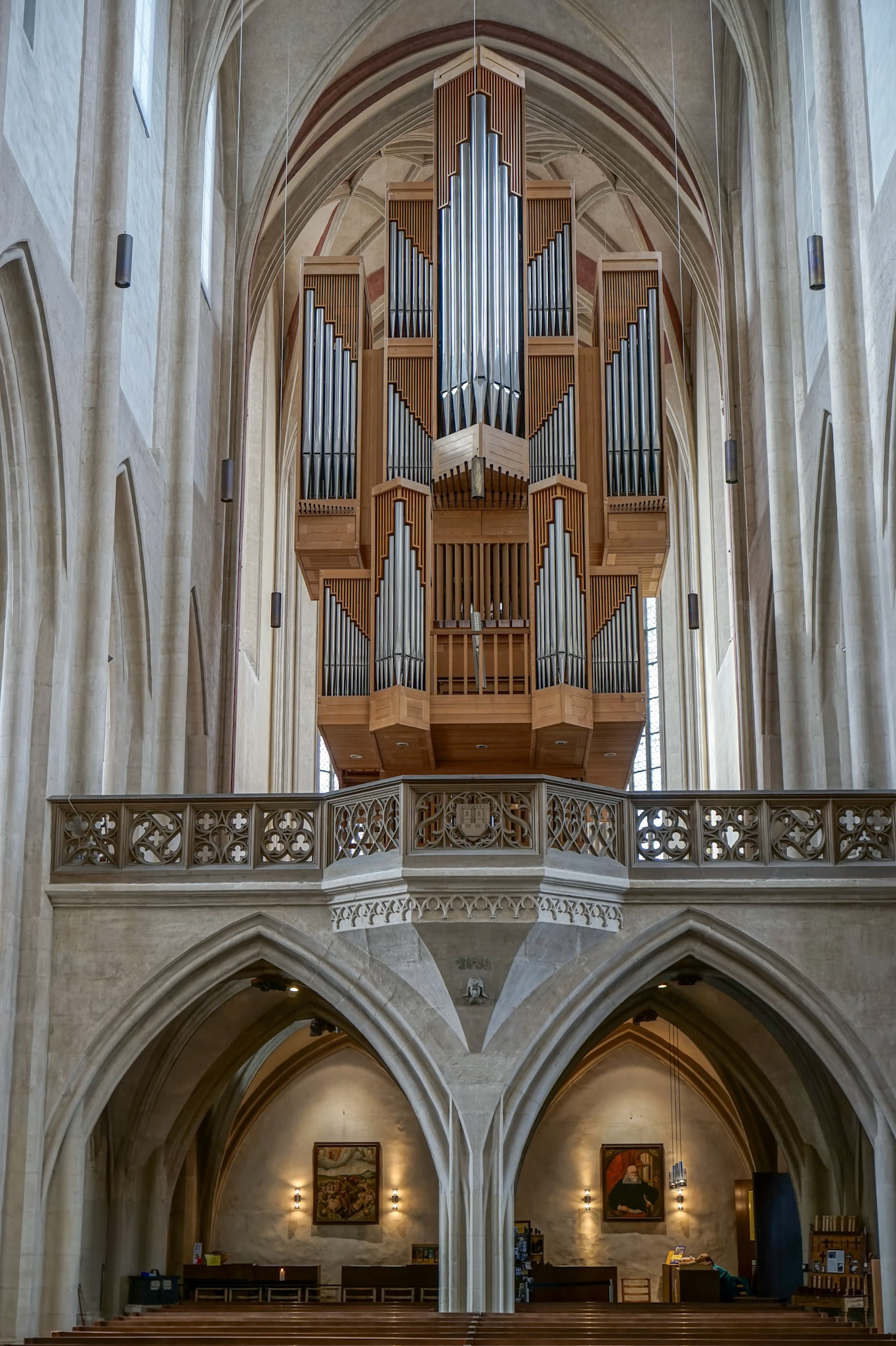 Interior View of St James Church in Rothenburg