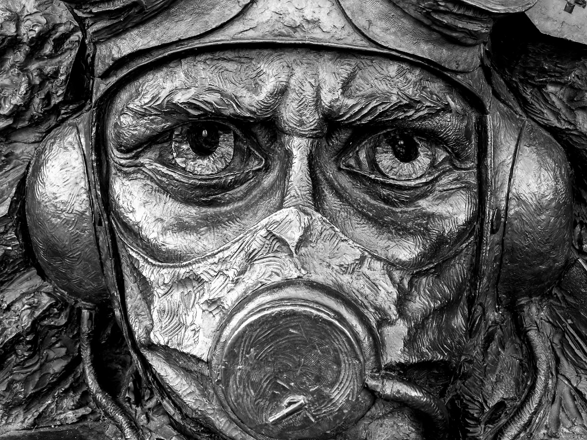 Close-up of Part of the Battle of Britain Monument