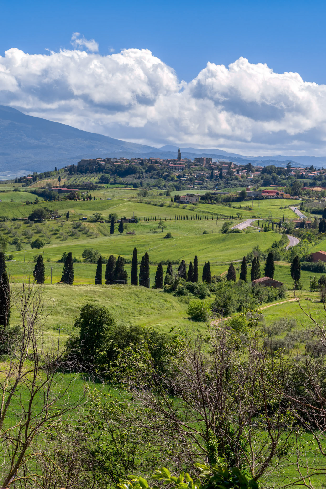 View of Pienza in Tuscany