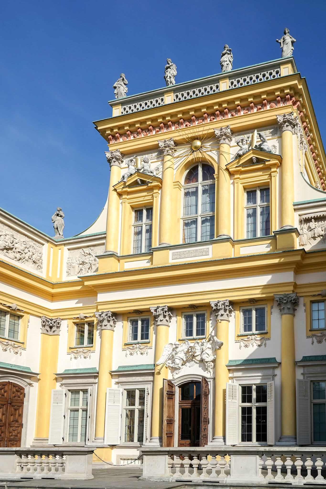 Wilanow Palace in Warsaw Poland