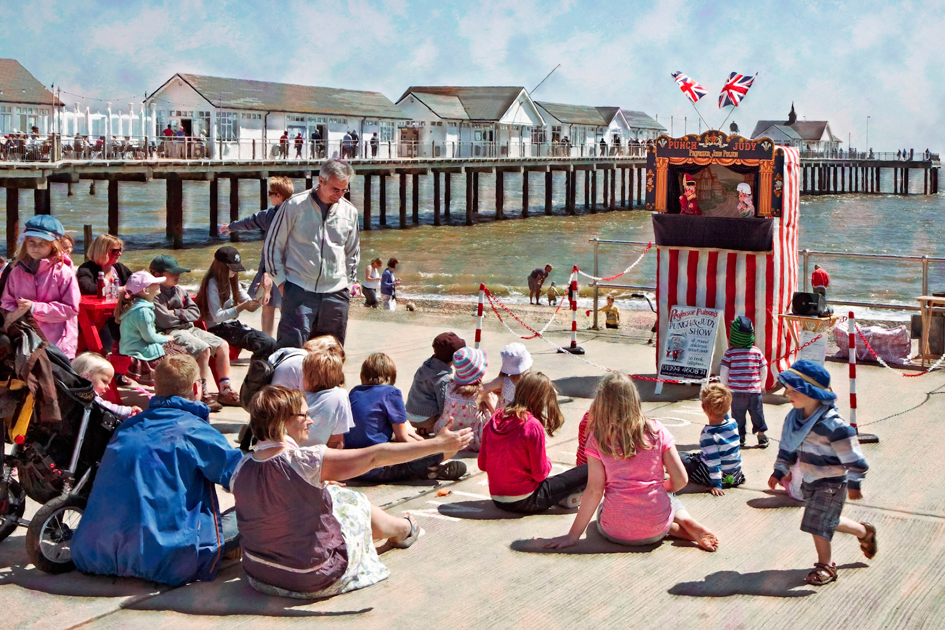Punch and Judy show in Southwold