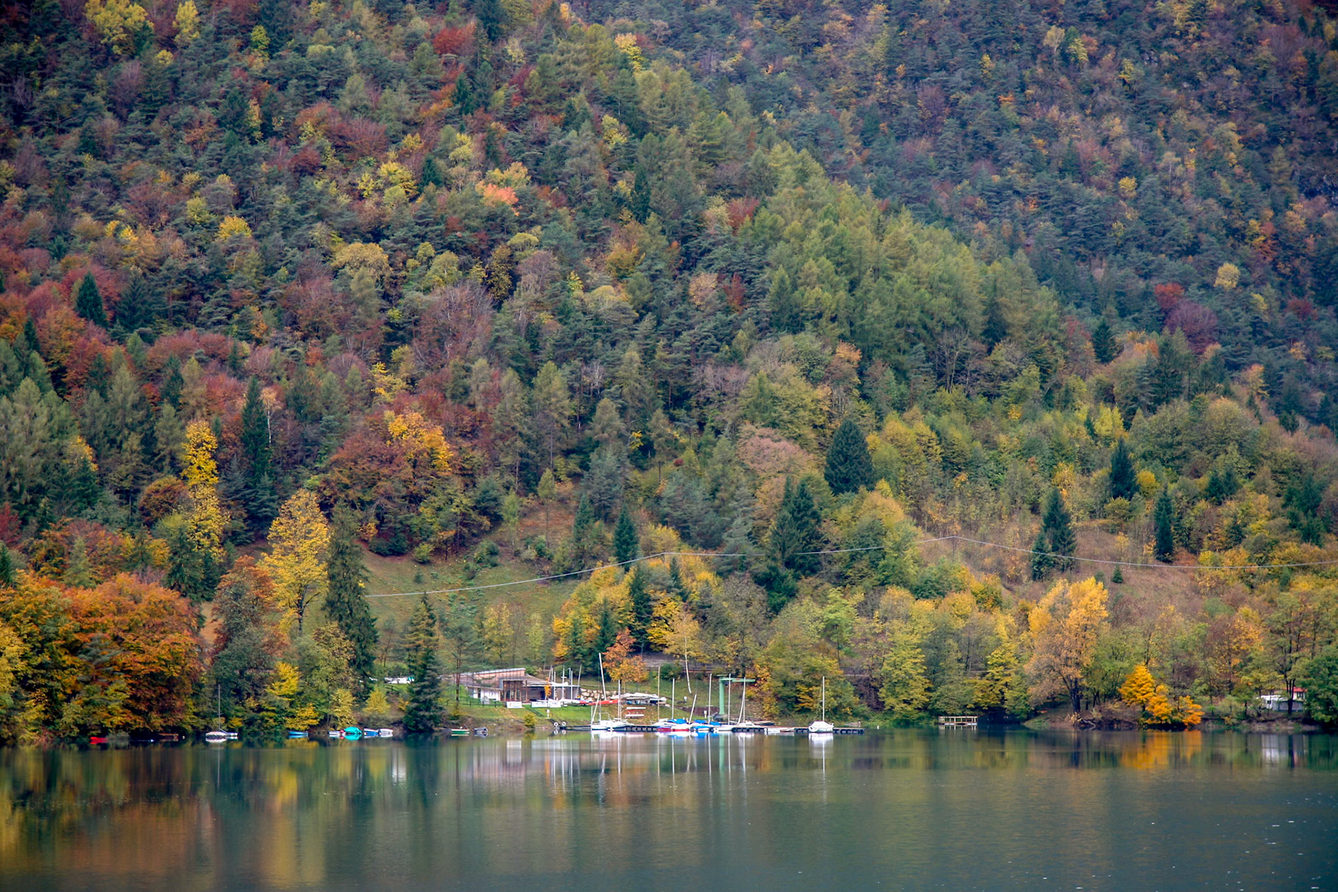 Lago d'Idro Autumn View