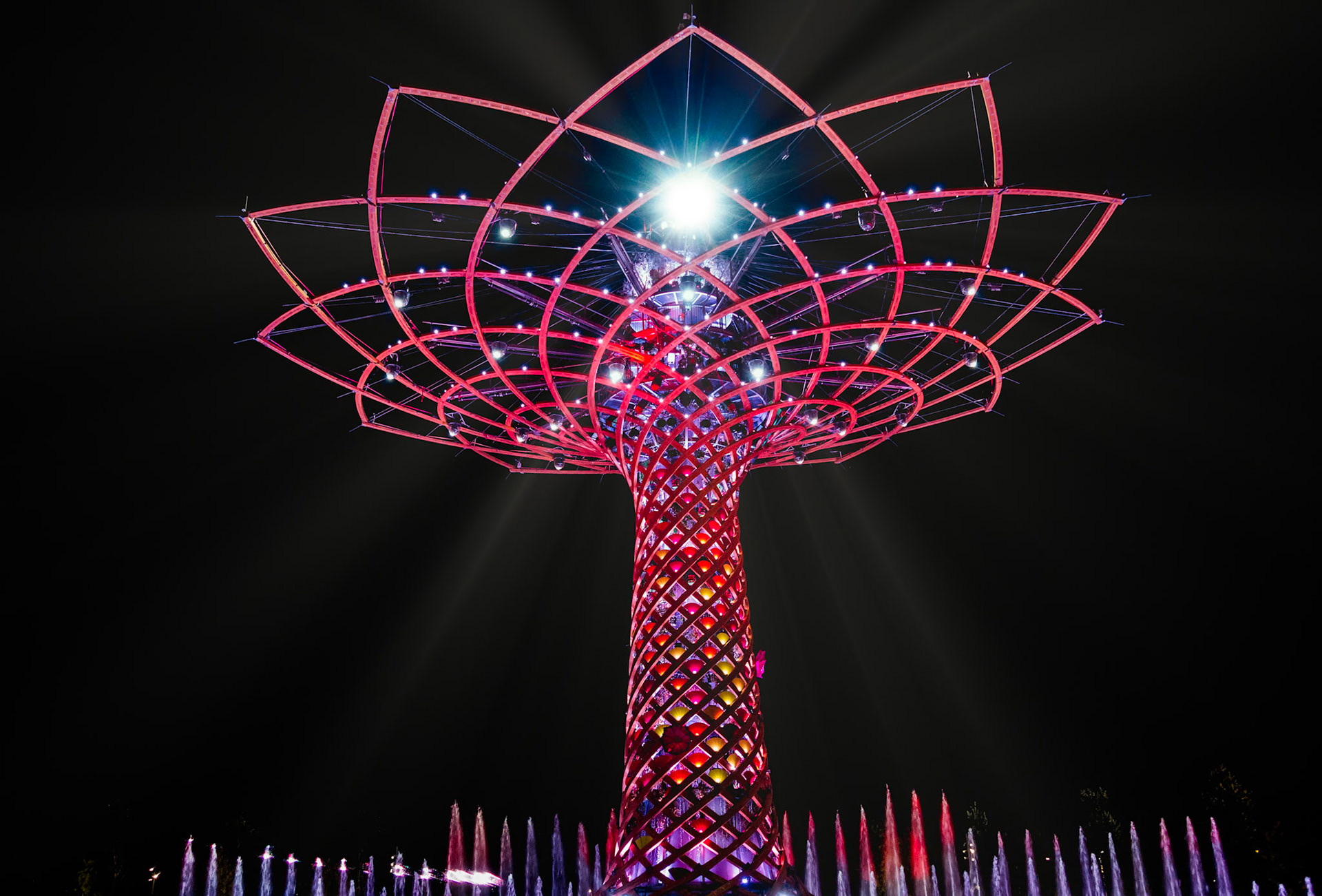 Tree of Life at Expo in Milan Italy
