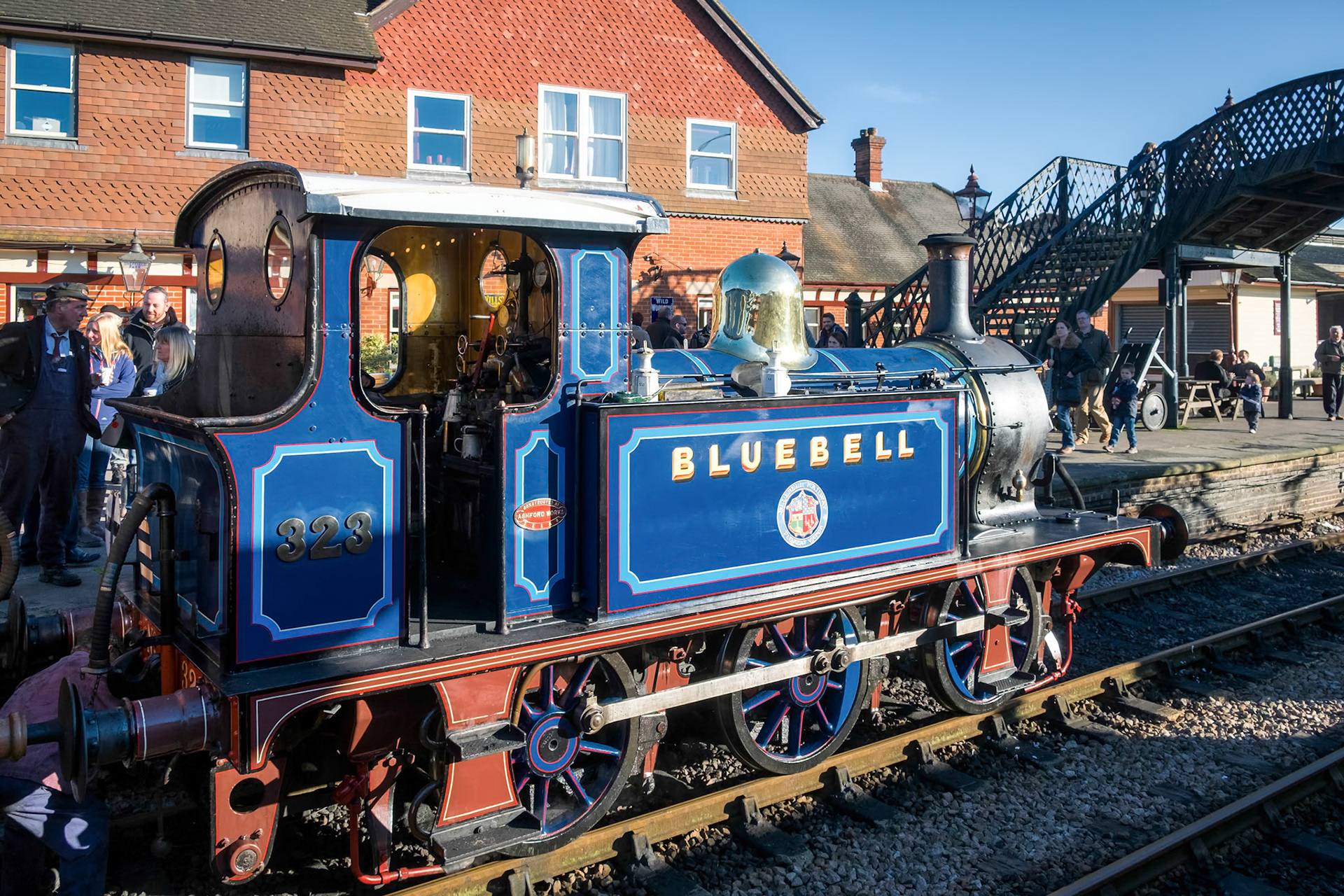 Bluebell Steam Train at Sheffield Park Station