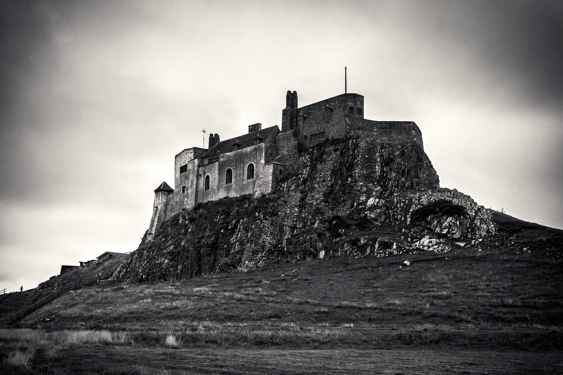View of Lindisfarne Castle