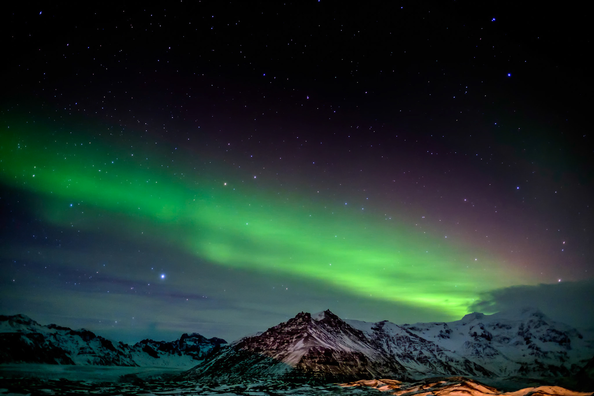 Northern Lights Southern Iceland