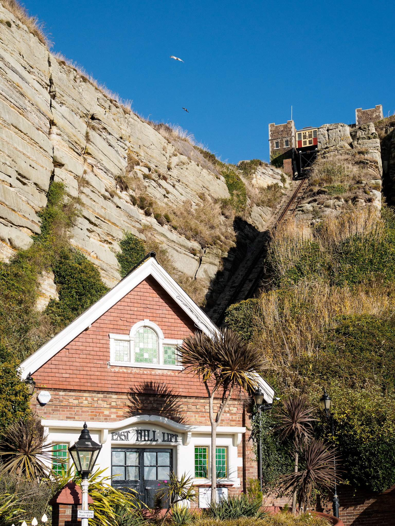 East Hill Funicular Railway in Hastings
