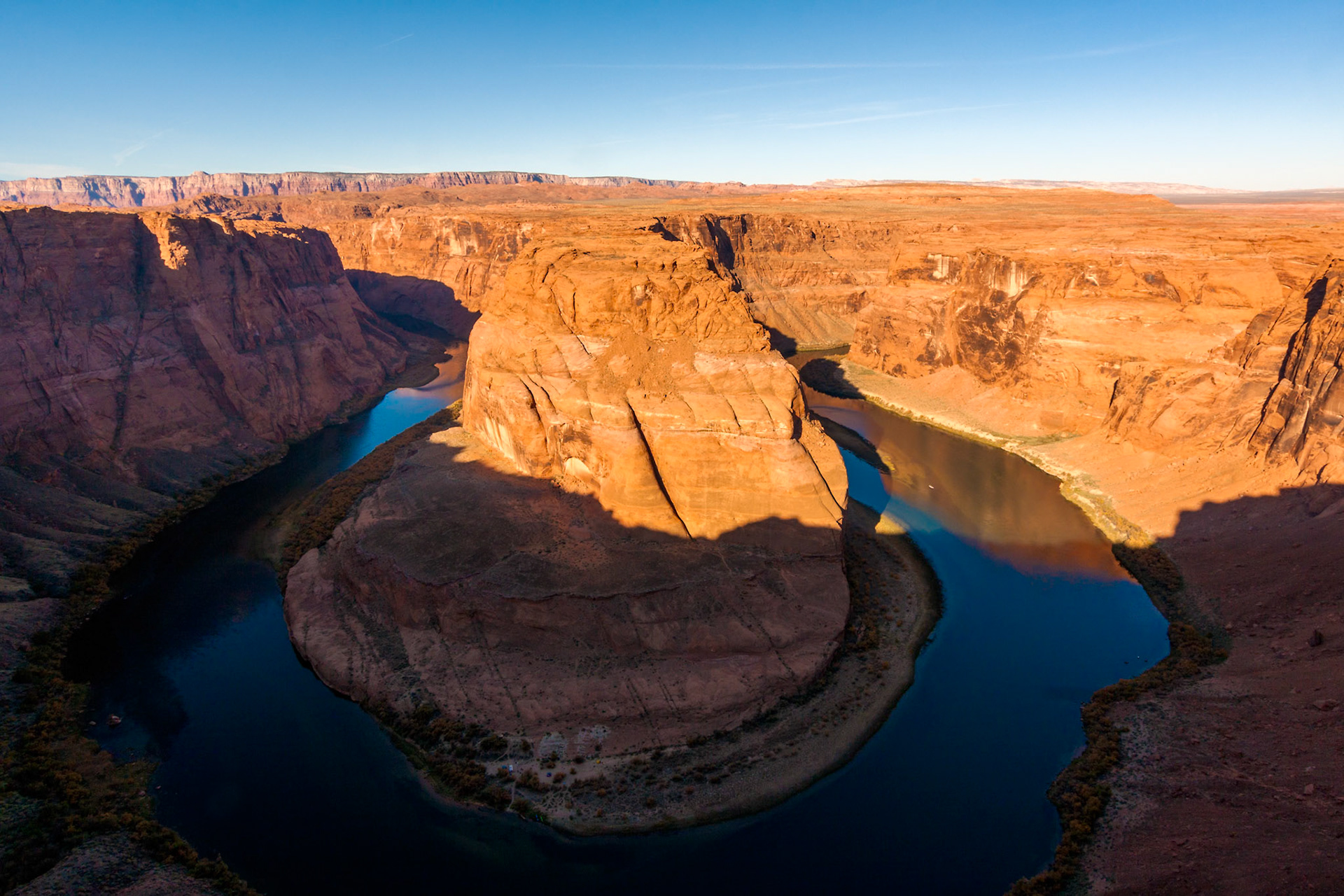 Sunset over Horseshoe Bend in Arizona
