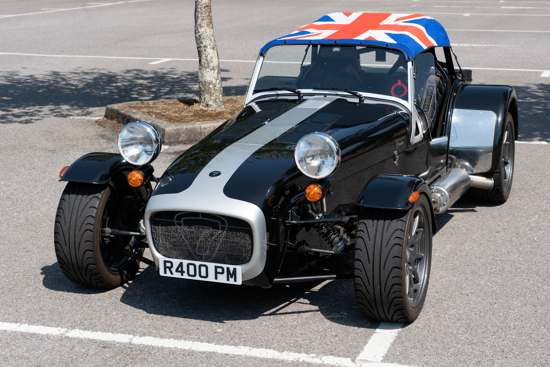 EAST GRINSTEAD, WEST SUSSEX/UK - JUNE 23 : Caterham Seven parked in East Grinstead on June 23, 2020