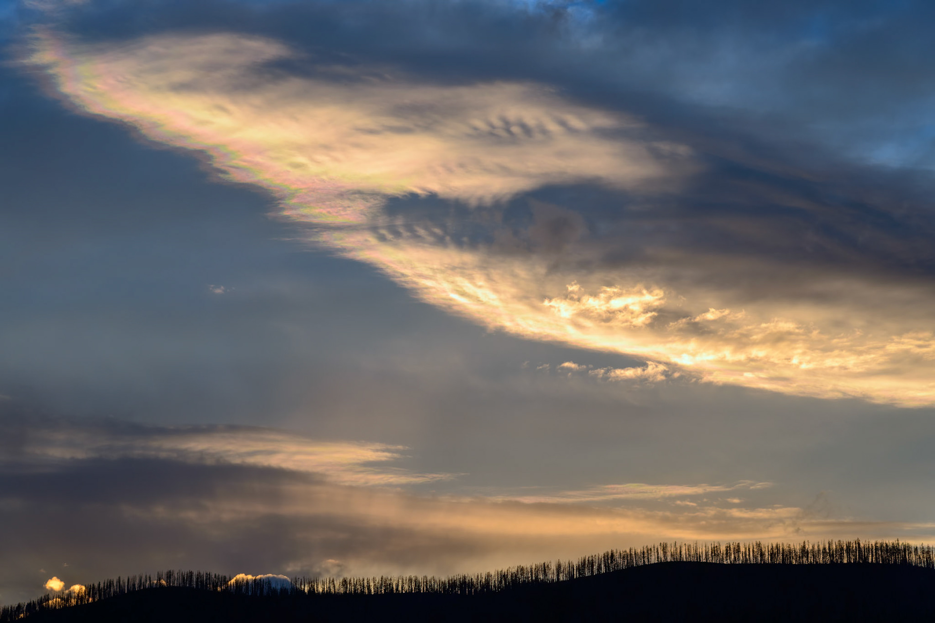 Sunset at Lake McDonald in Montana