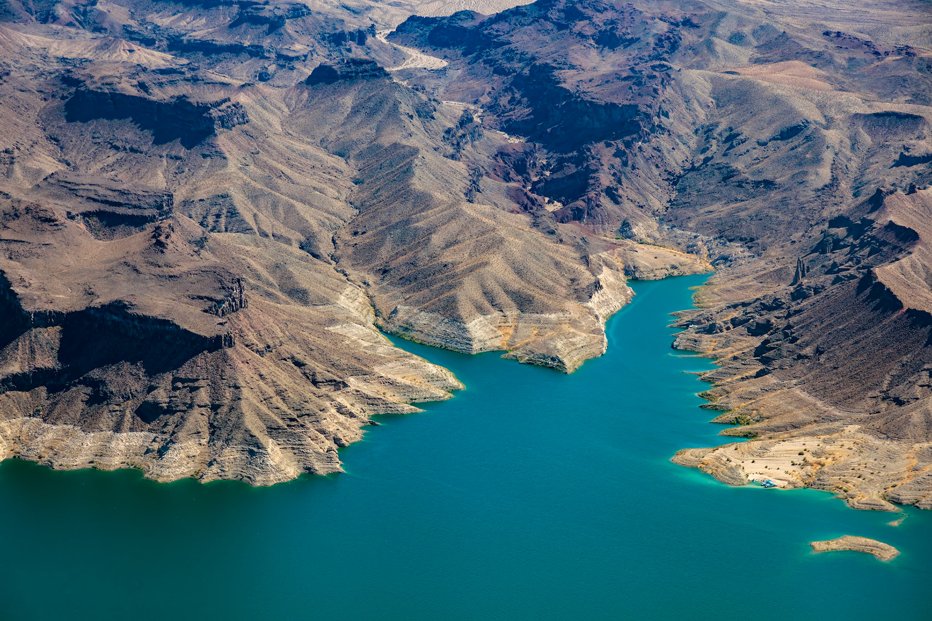 Aerial View of Lake Mead