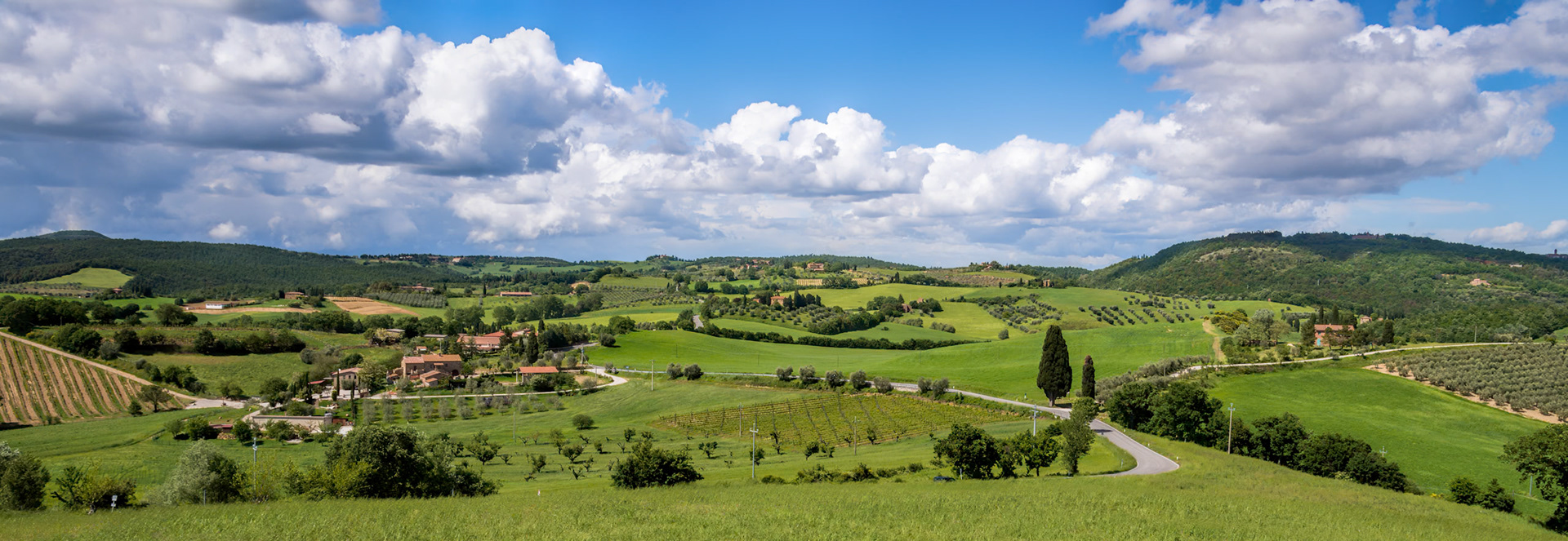 Countryside of Val d'Orcia in Tuscany