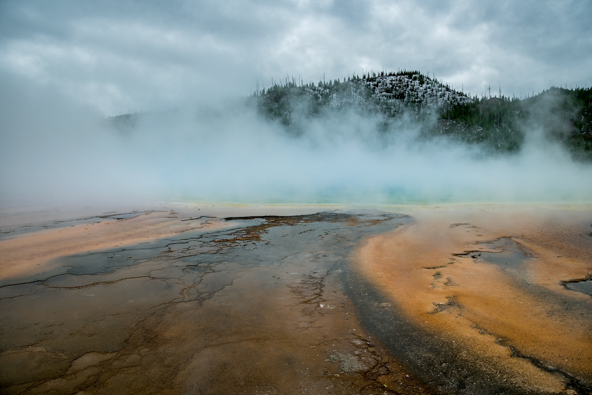 Grand Prismatic Spring in Yellowstone