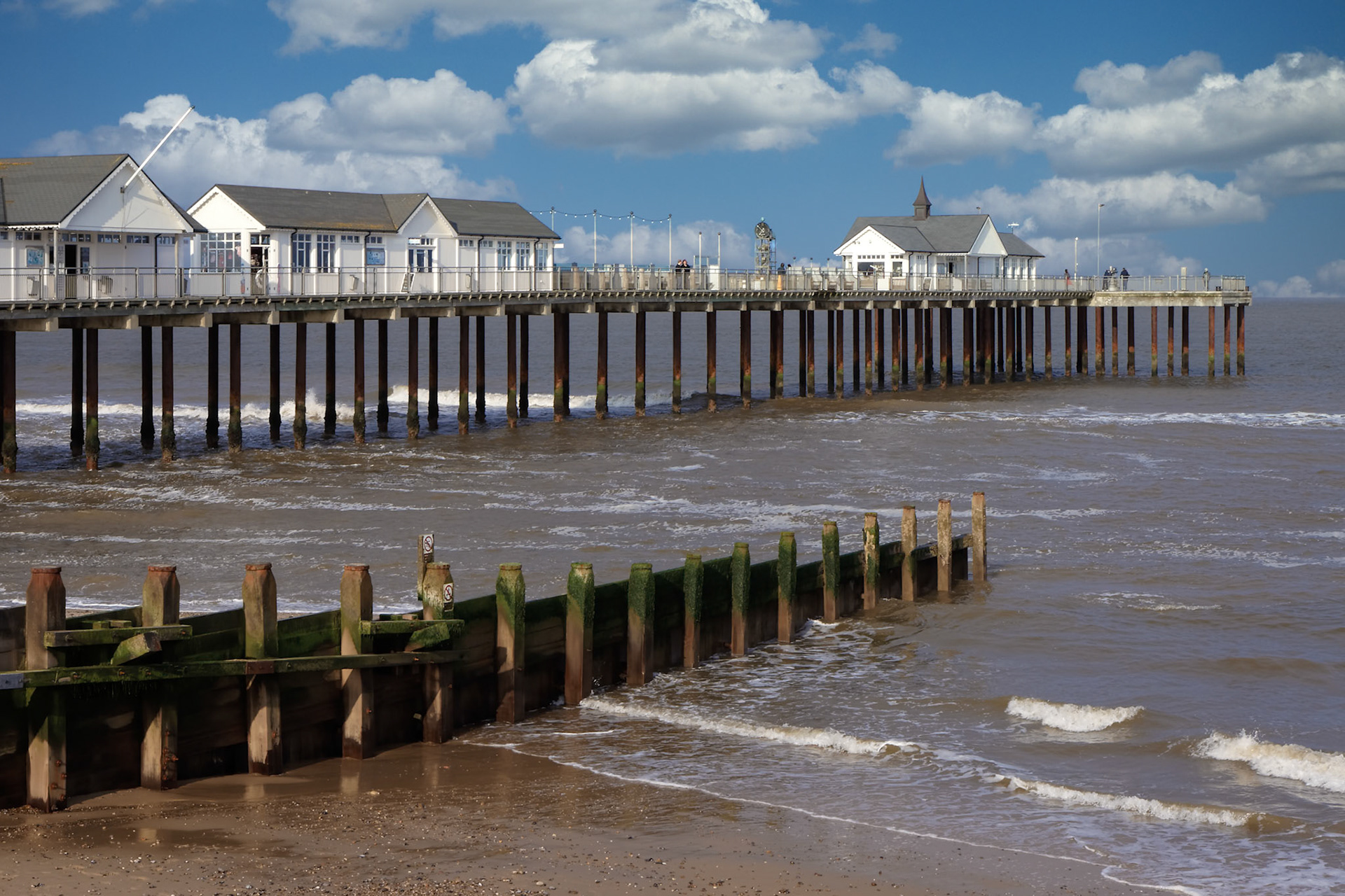 Sun Setting on Southwold Pier Suffolk