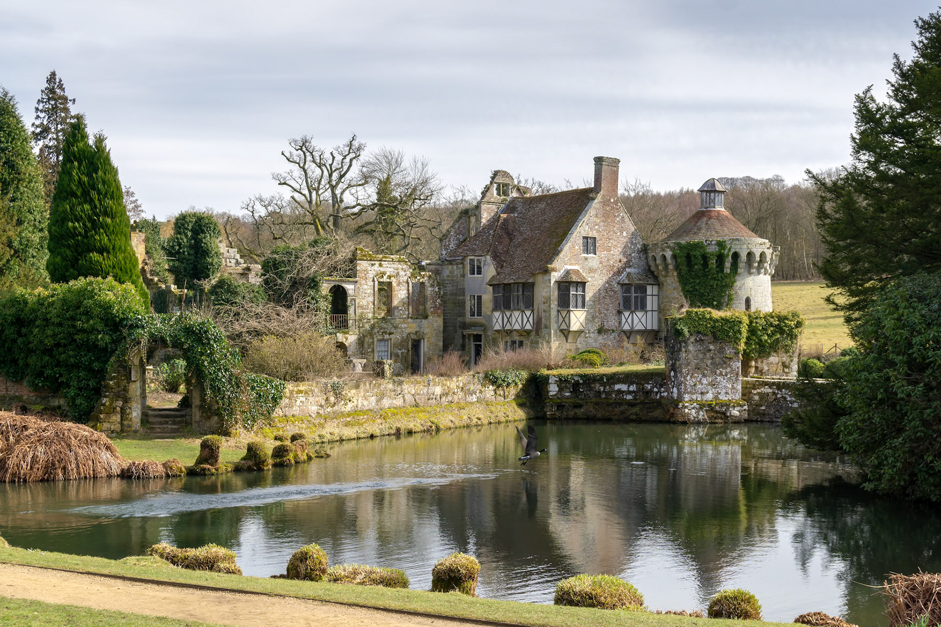 View of a Building on the Scotney Castle Estate