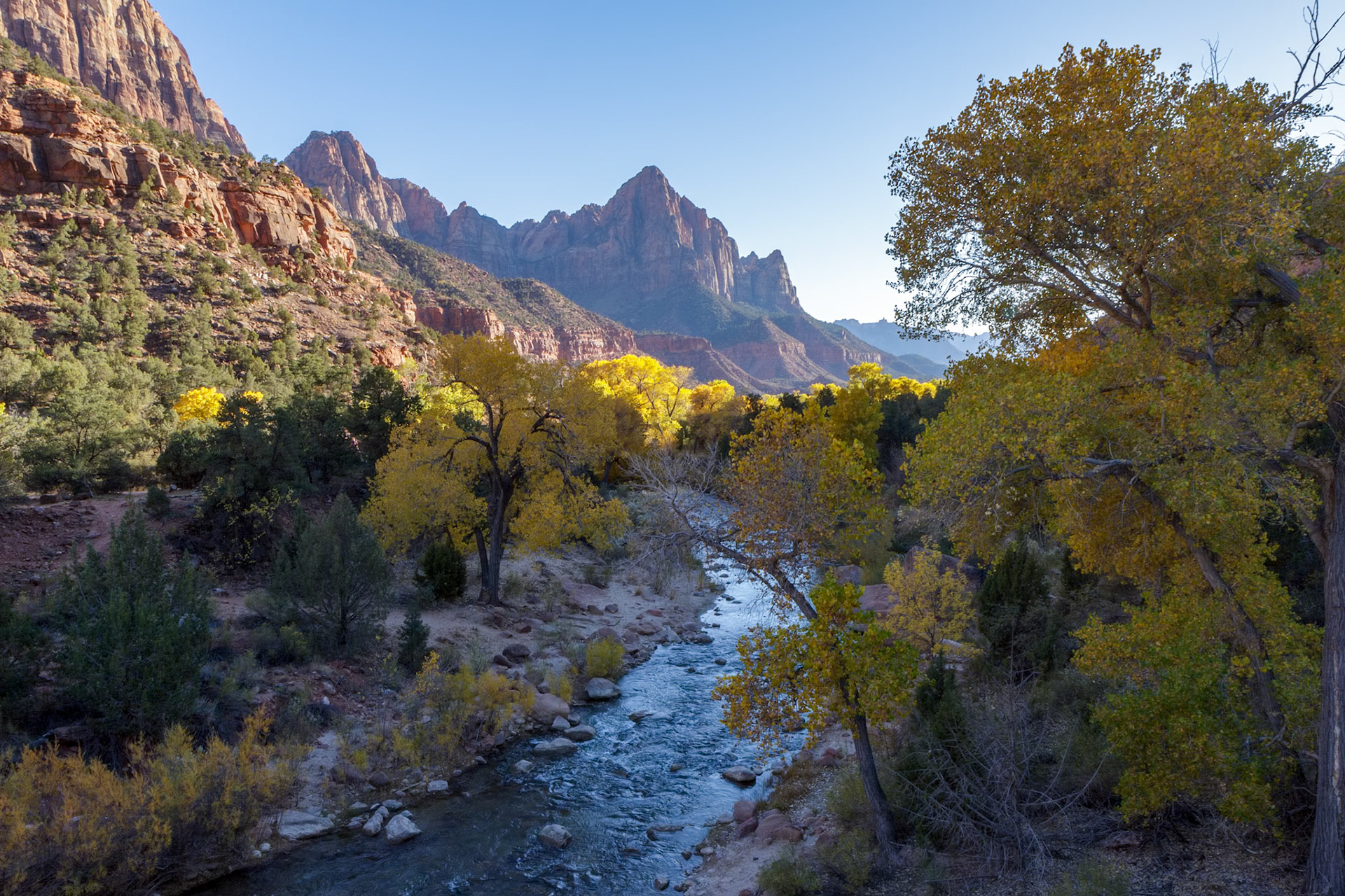 Late Afternoon Virgin River Valley
