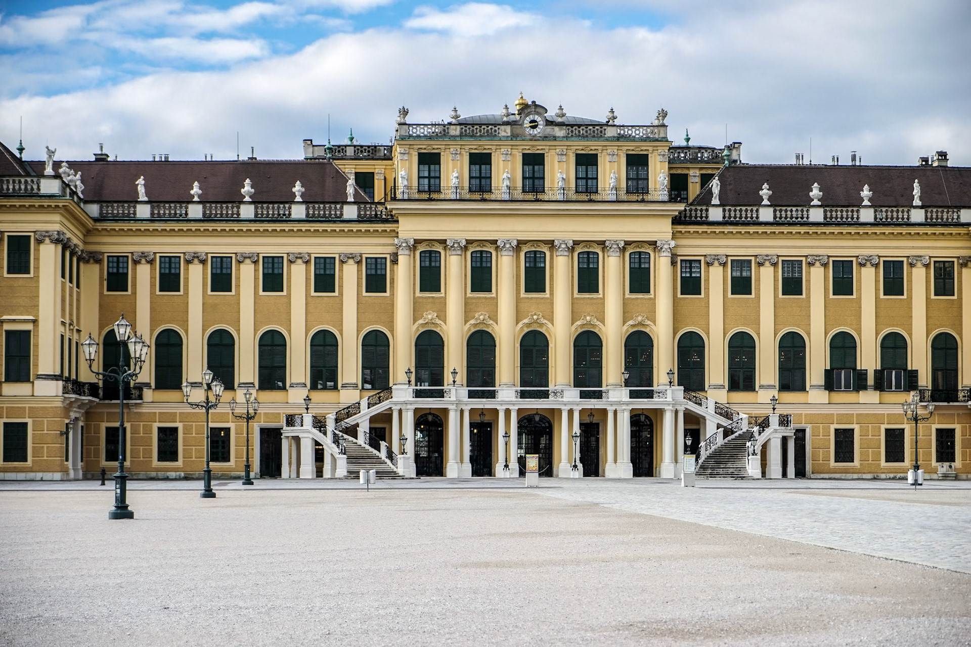 Schonbrunn Palace in Vienna Austria
