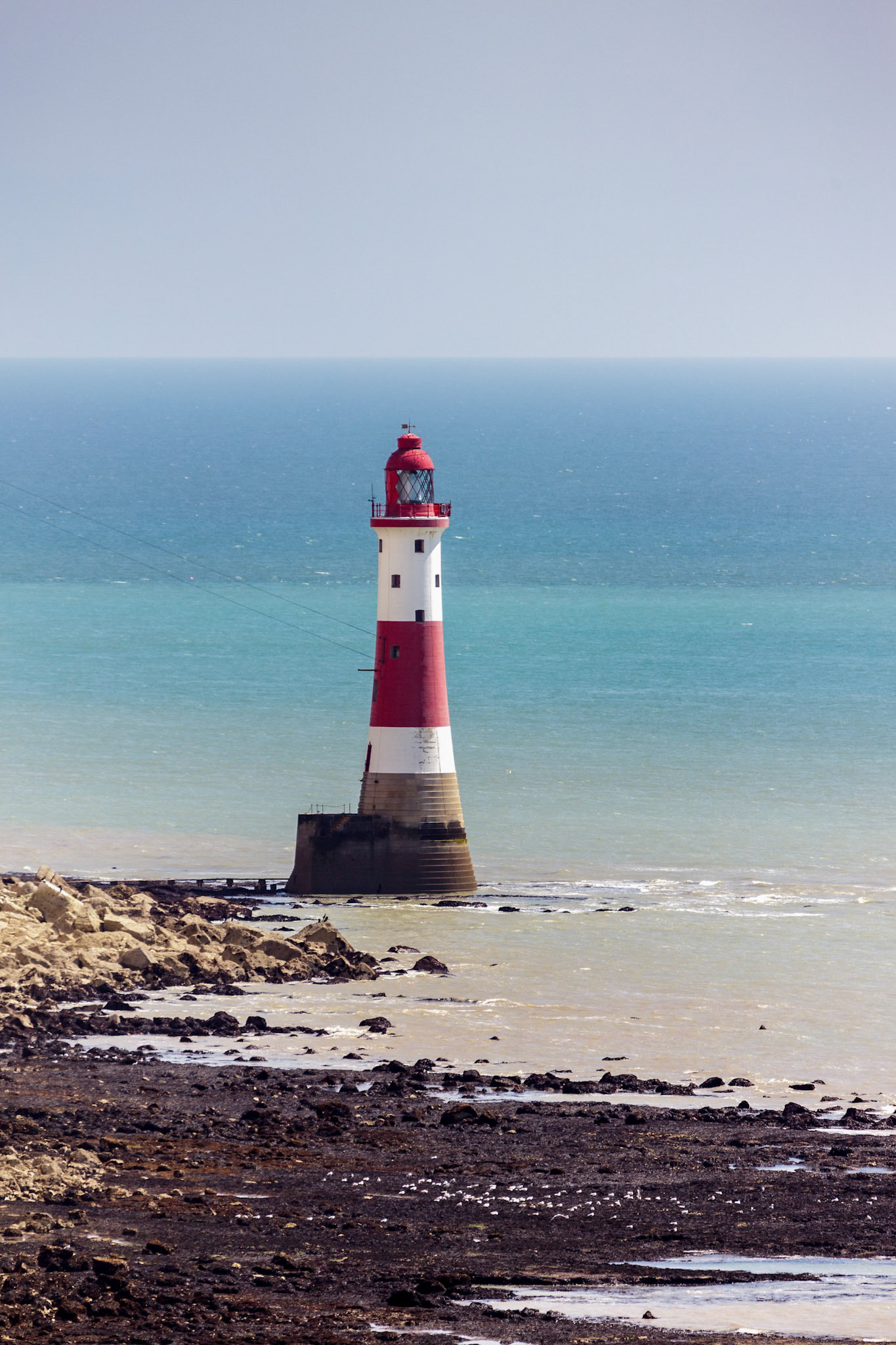 BEACHY HEAD, SUSSEX/UK - MAY 11 : The Lighthouse at Beachy Head in Sussex on May 11, 2011