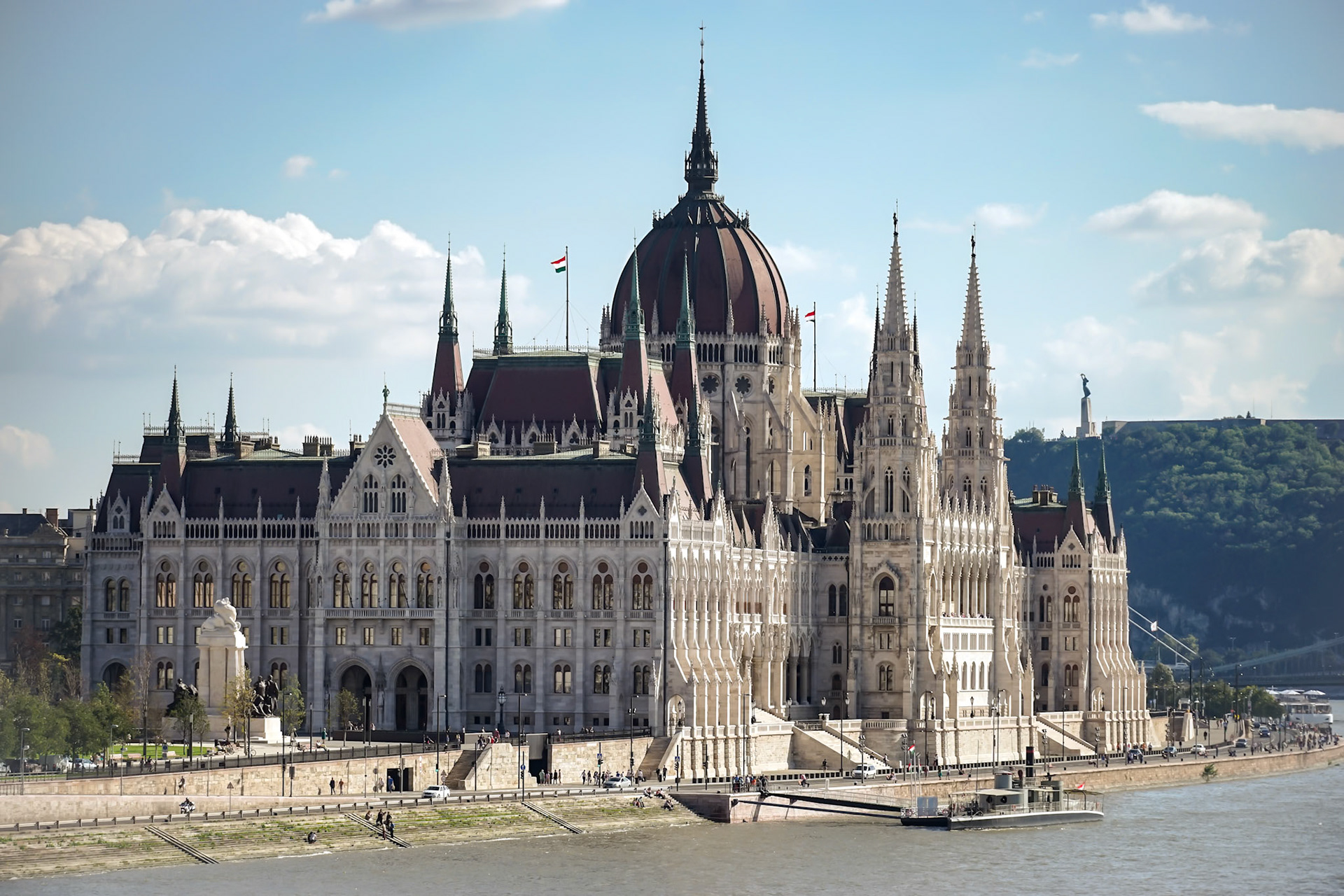 Hungarian Parliament Building in Budapest