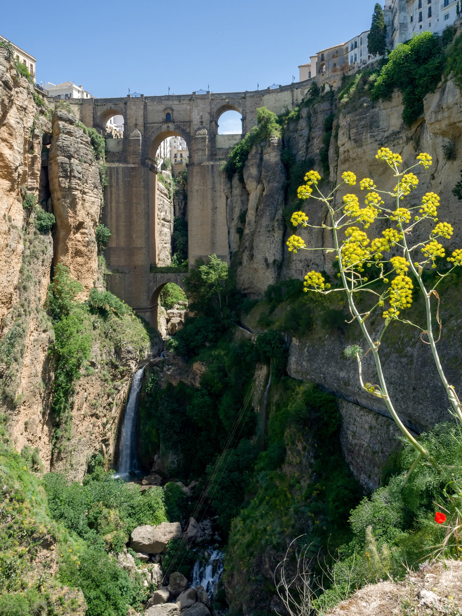 View of the New Bridge in Ronda