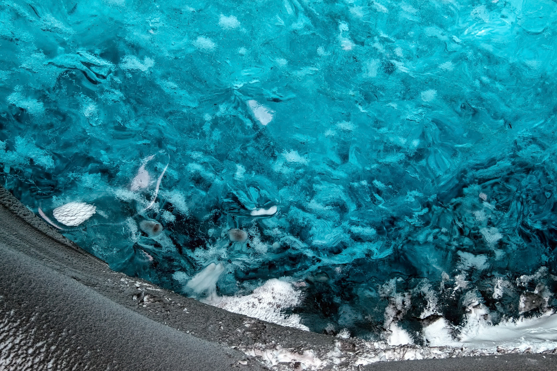 Crystal Ice Cave near Jokulsarlon