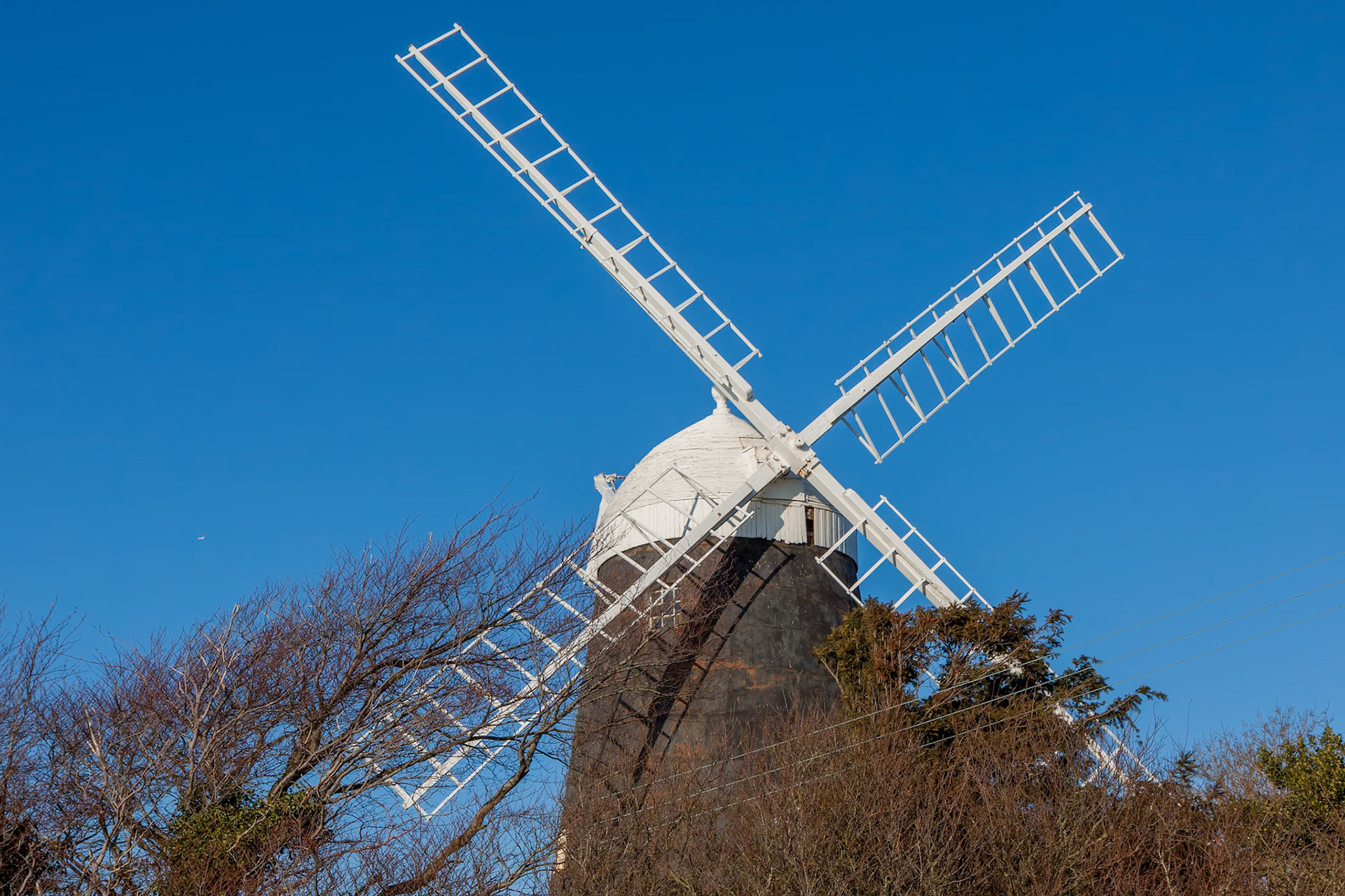 CLAYTON, EAST SUSSEX/UK - JANUARY 3 : Jack Windmill on a winter's day in Clayton East Sussex on January 3, 2009