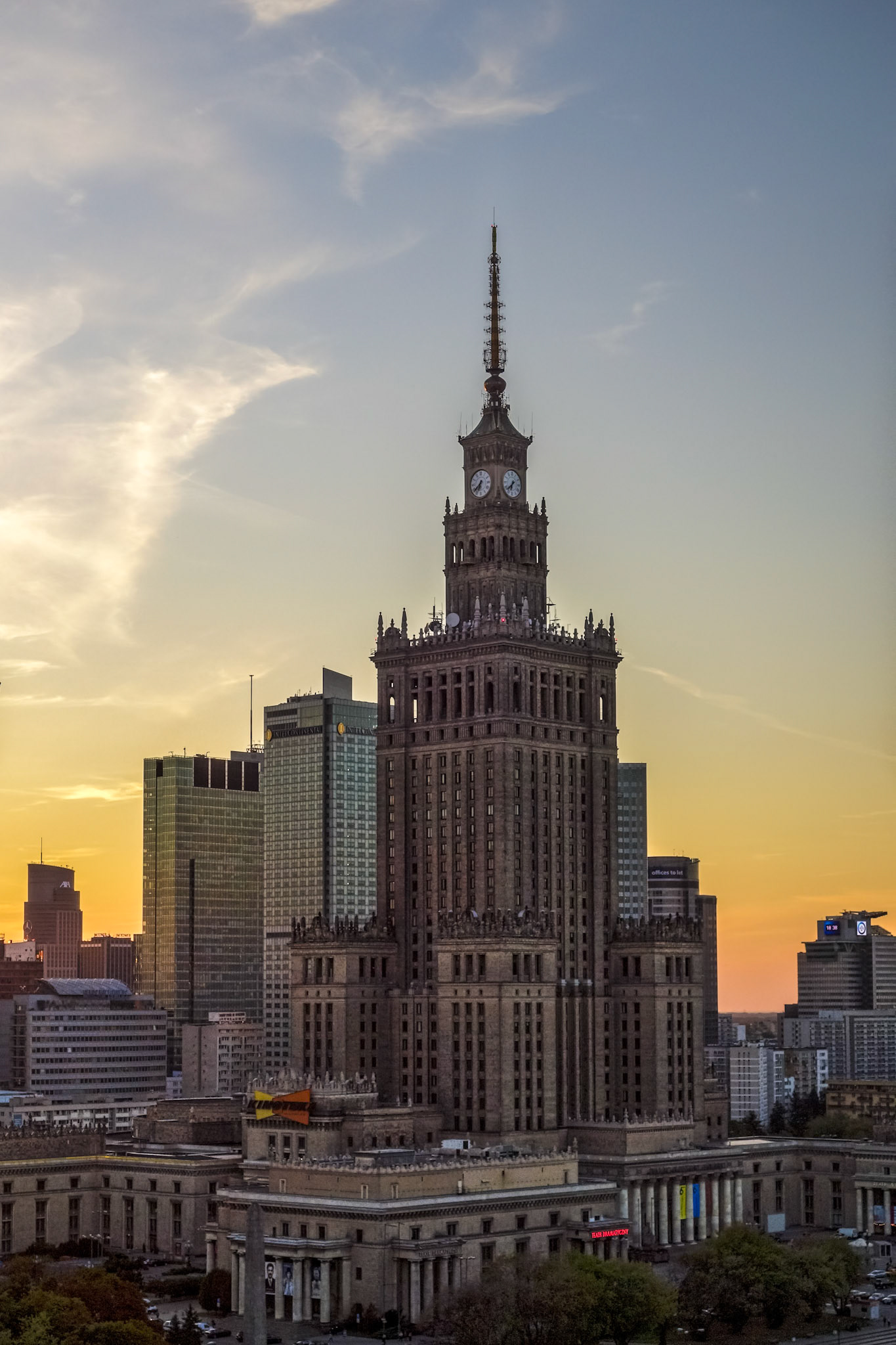 Palace of Culture and Science in Warsaw Poland