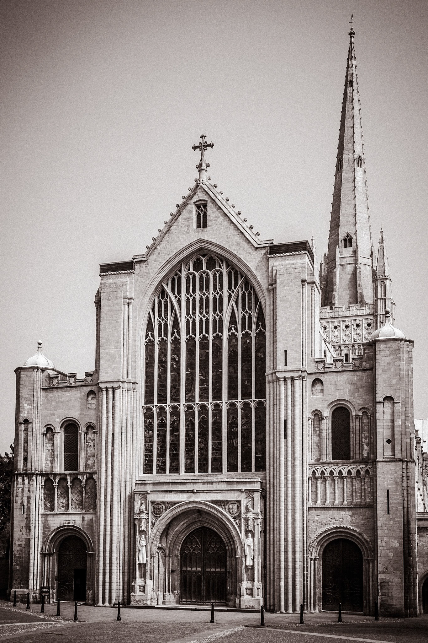 Exterior View of Norwich Cathedral