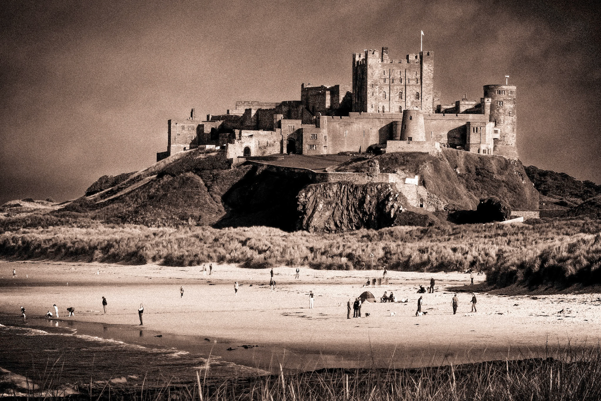 View of Bamburgh Castle