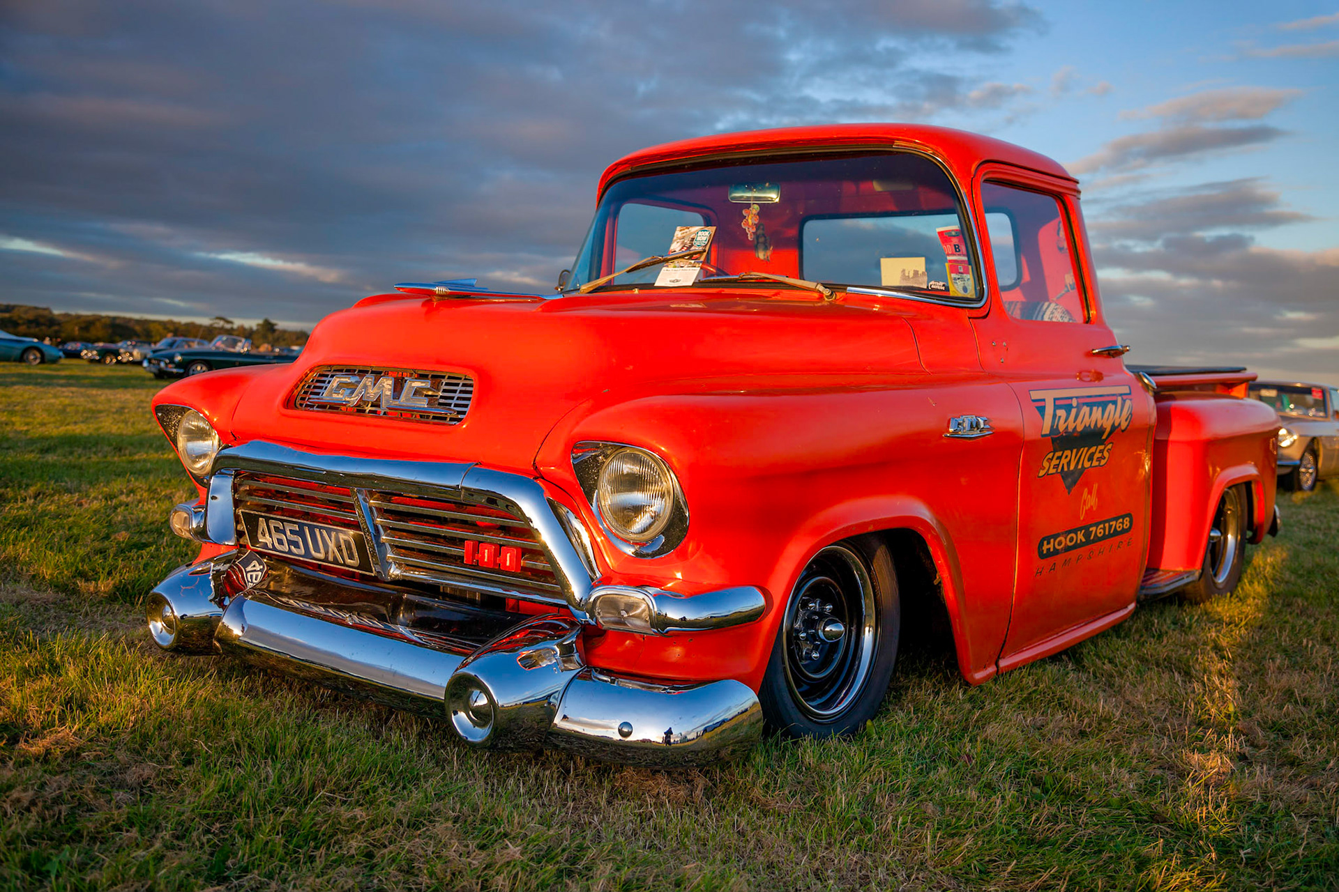 Old American Pickup Truck Parked at Goodwood